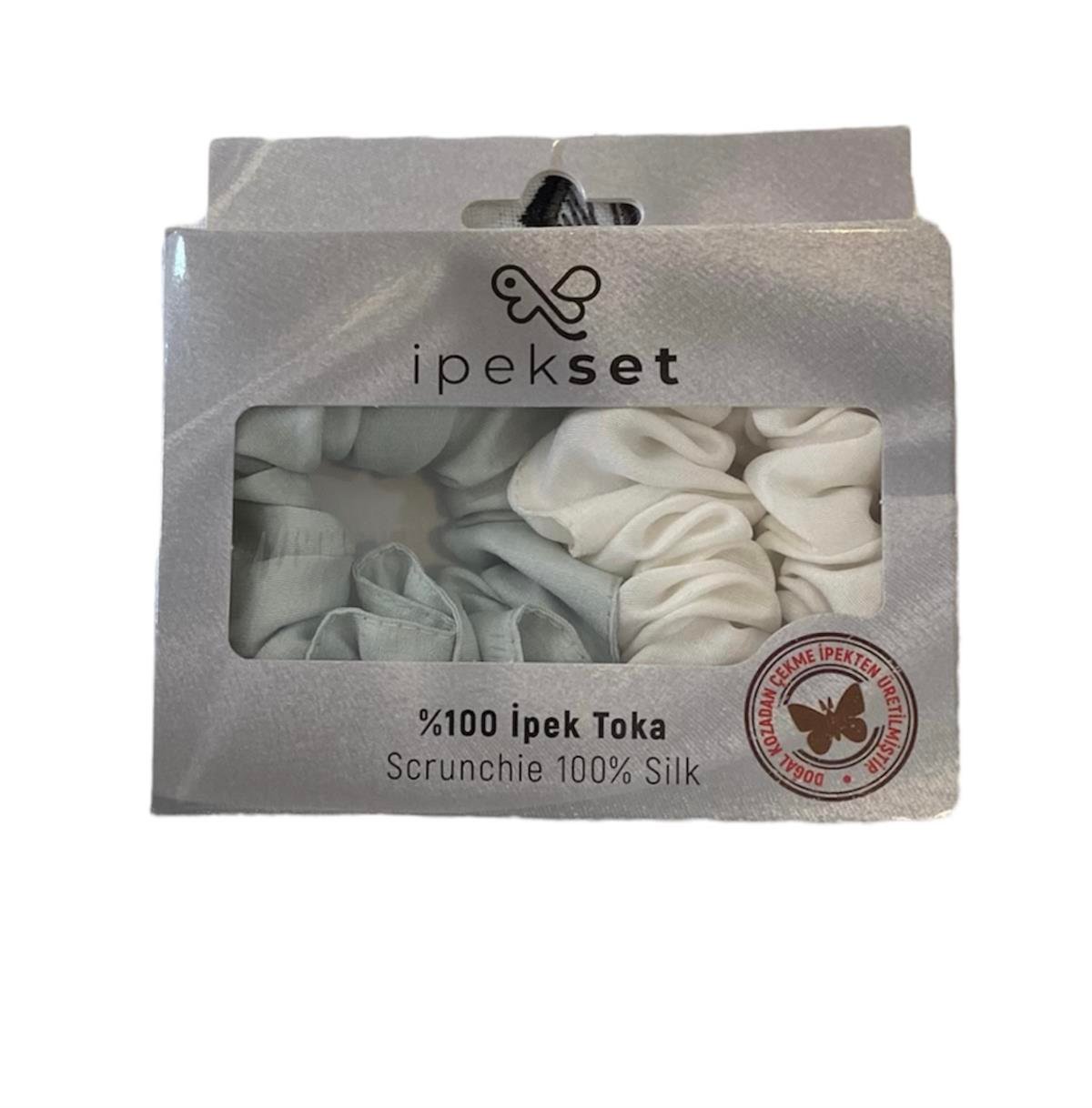 İpekset İpek Toka 2'li Set Ekru Yeşil