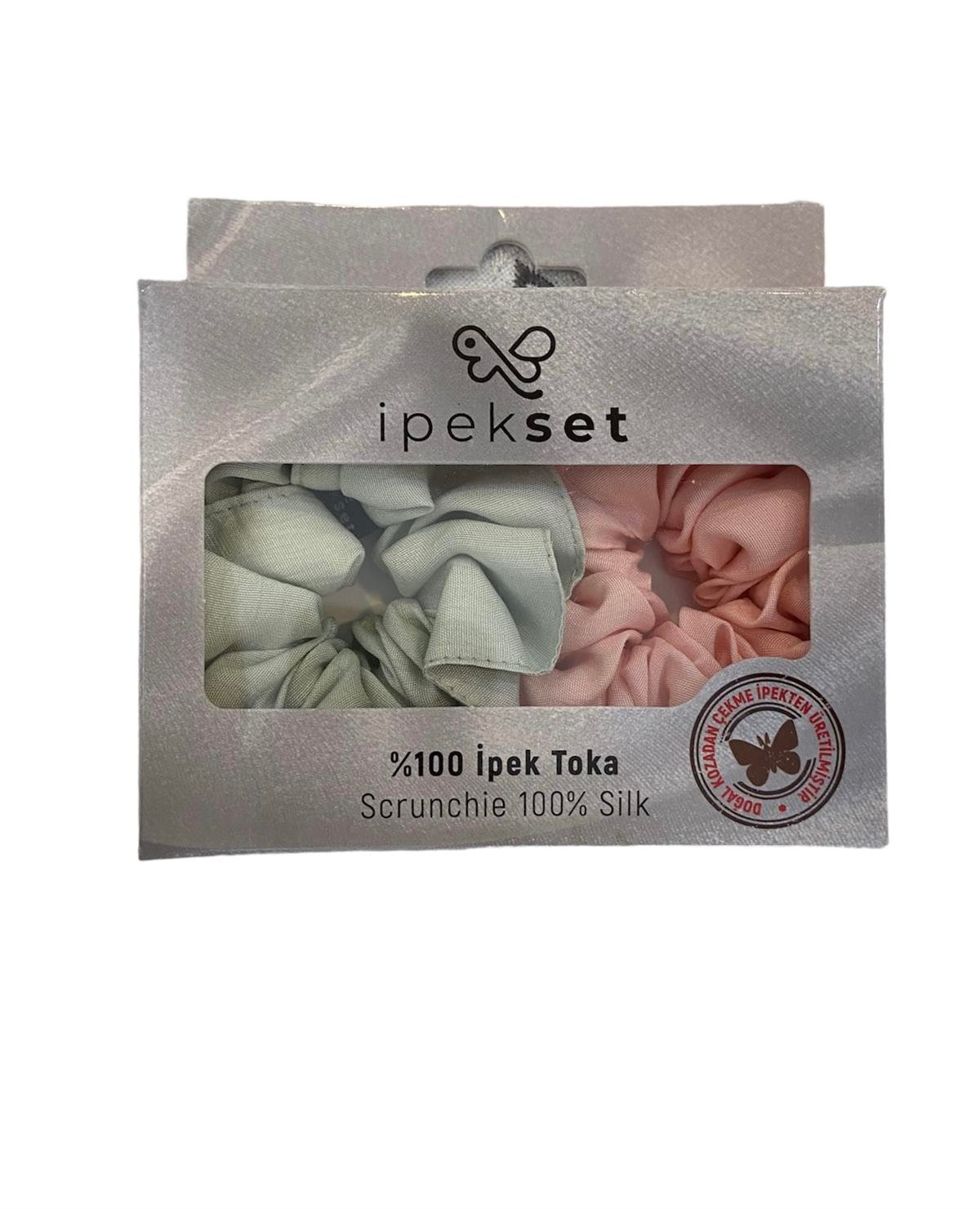 İpekset İpek Toka 2'li Set Pudra Yeşil