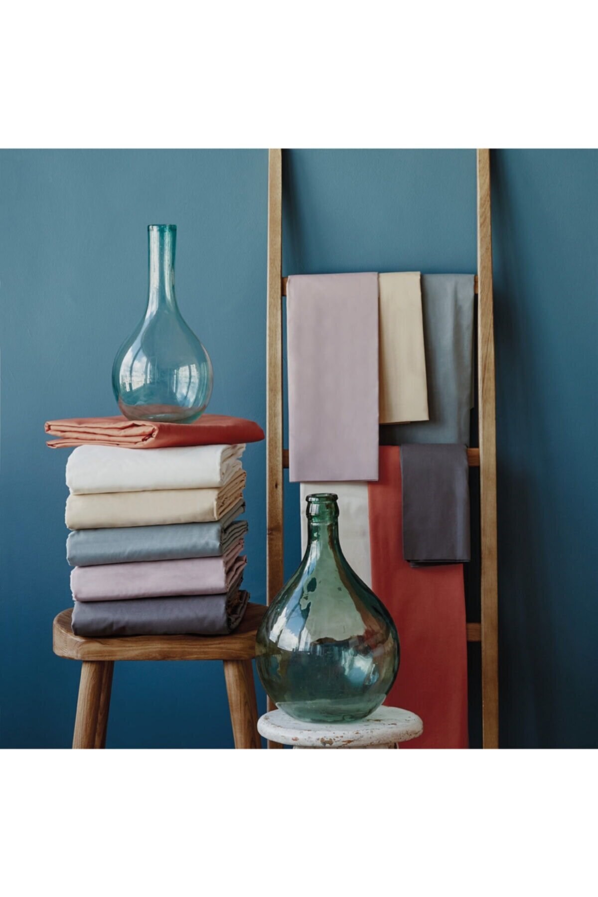 İssimo Ranforce Simply Fitted Çarşaf 200*200 Cm Gül Kurusu