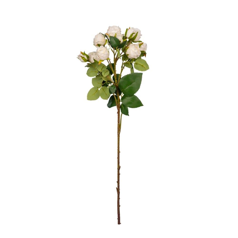 Kuk Çiçek Rose Spray 78cm (Cream)