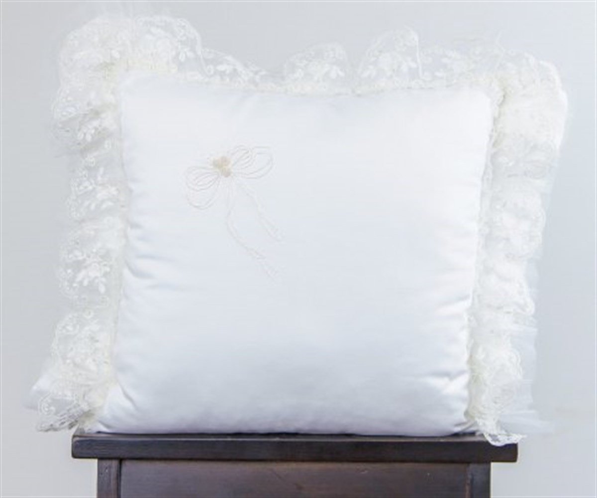 Medekids Fiyonk Takı Yastığı Ekru-Pembe