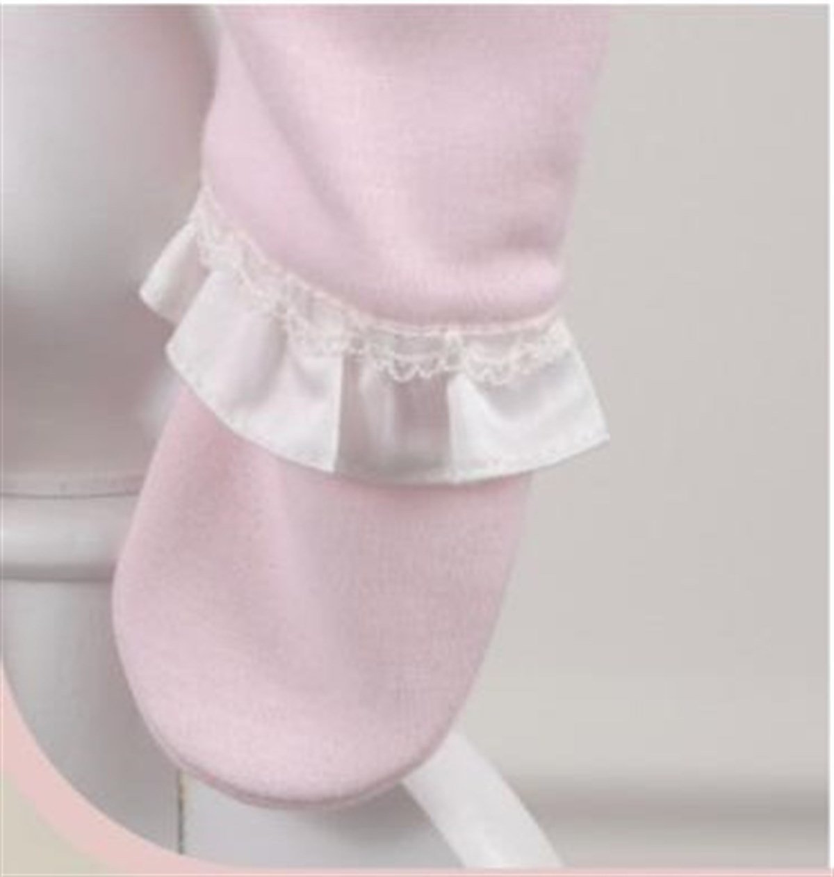 Medekids Pliting Yaka Ayaklı Tulum Pembe 0-3 Ay