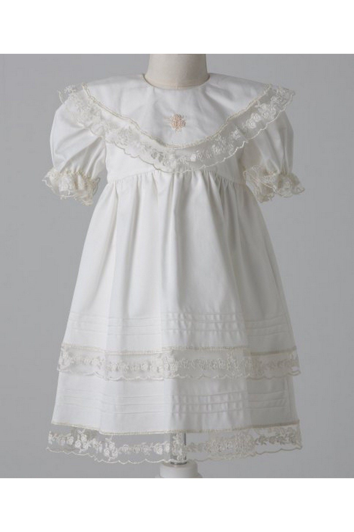 Medekids Prenses Elbise Ekru-Ekru 0-3 Ay