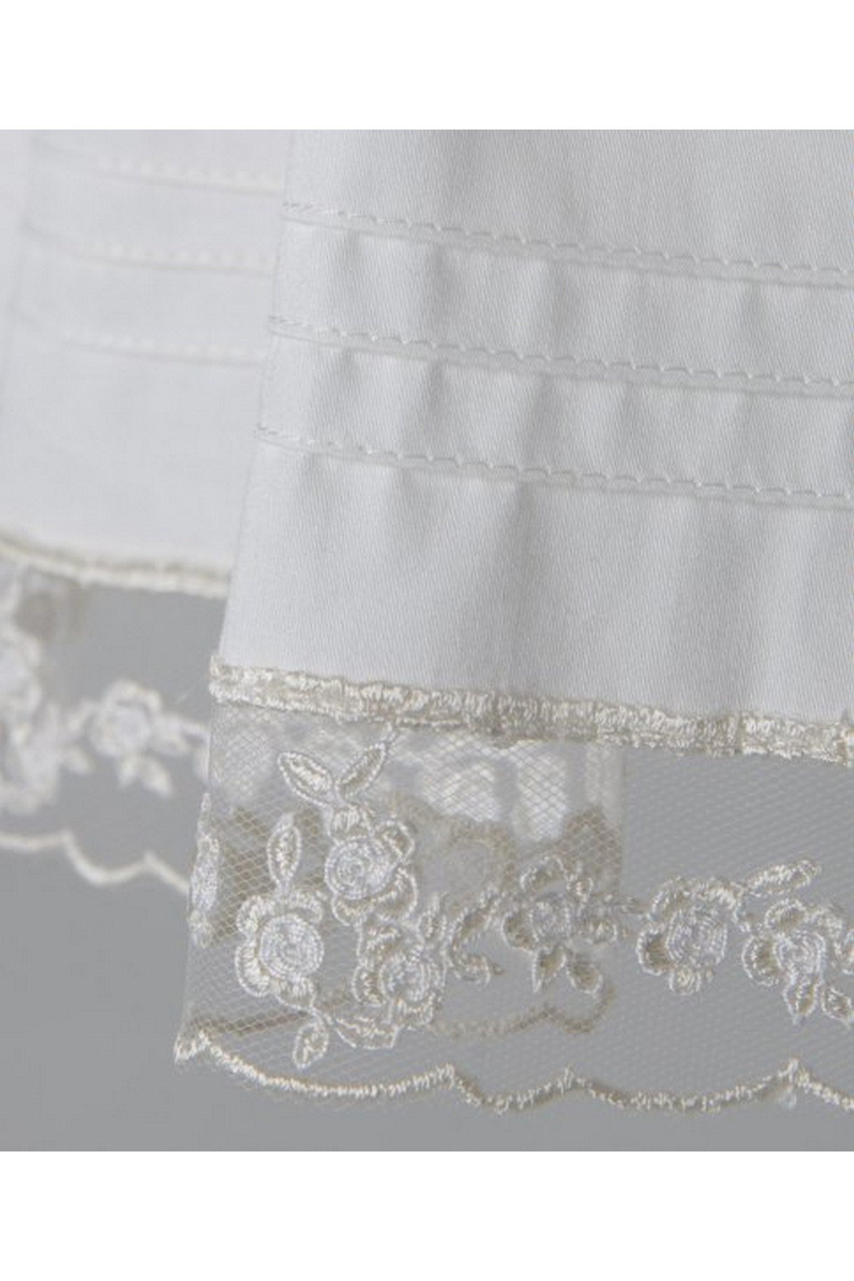 Medekids Prenses Elbise Ekru-Ekru 0-3 Ay