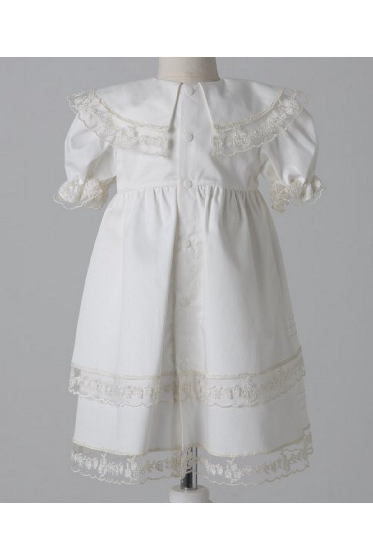 Medekids Prenses Elbise Ekru-Ekru 0-3 Ay