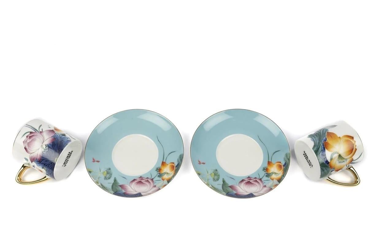 Mikasa Moor Garden Mavi 6lı Kahve Fincanı Seti 100CC