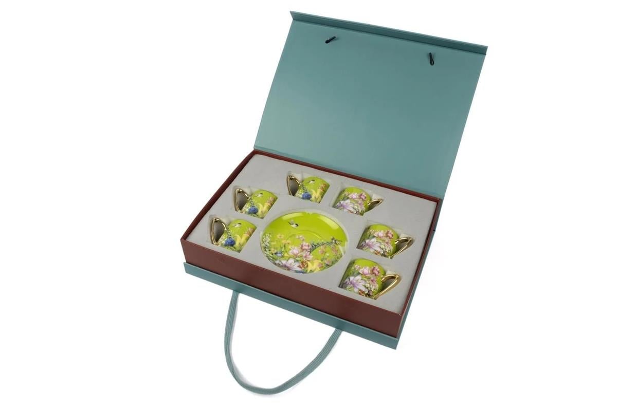 Mikasa Moor Garden Yeşil 6lı Kahve Fincanı Seti 100CC