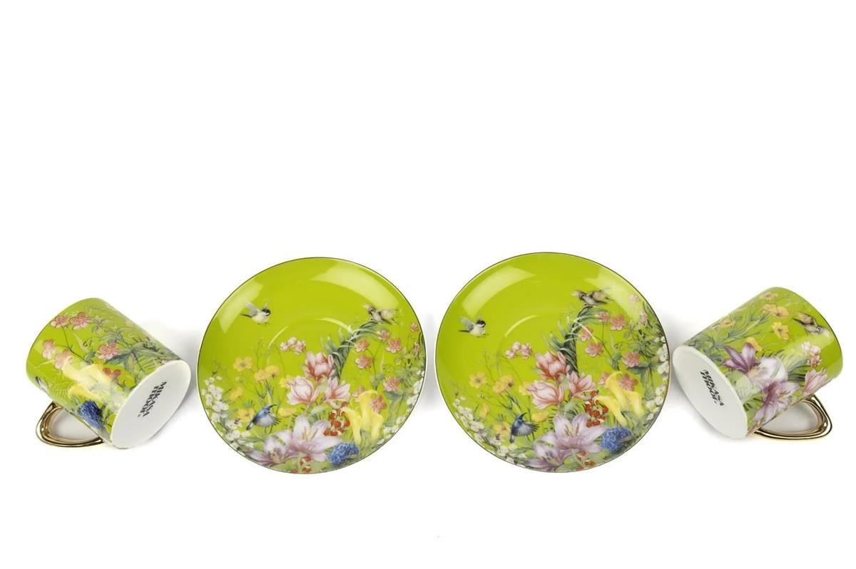 Mikasa Moor Garden Yeşil 6lı Kahve Fincanı Seti 100CC