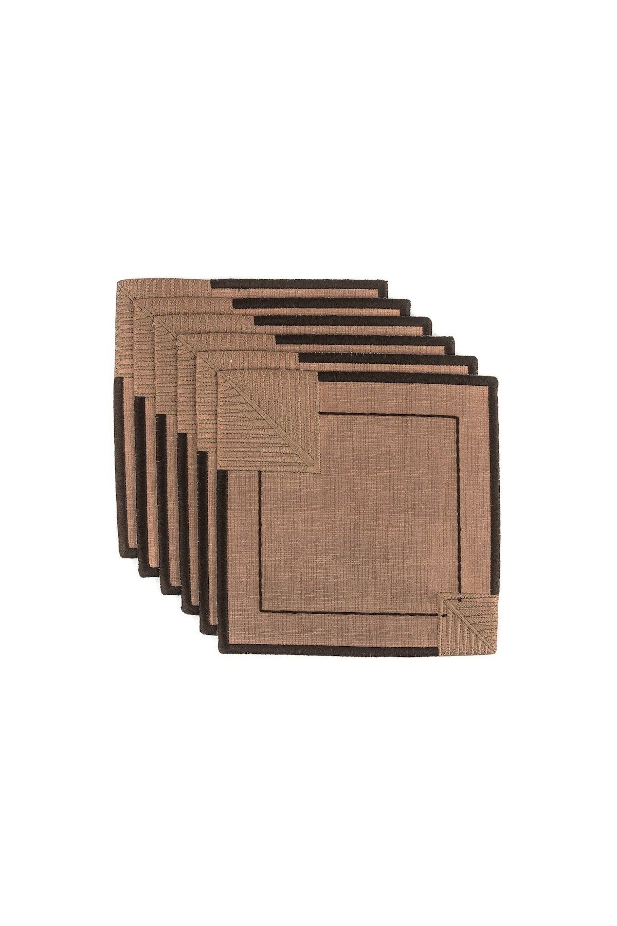 Mikasa Moor Palmiye Bronz 6'lı Bardak Altlığı 13 cm