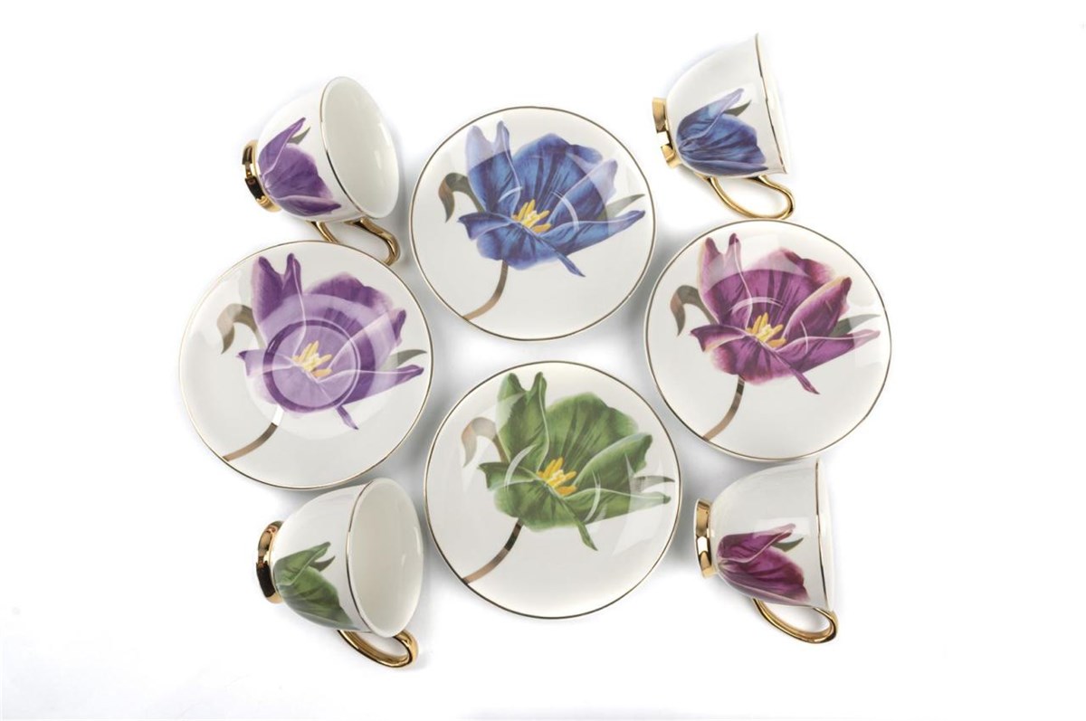 Mikasa Moor Tulip 4lü Kahve Fincanı Seti