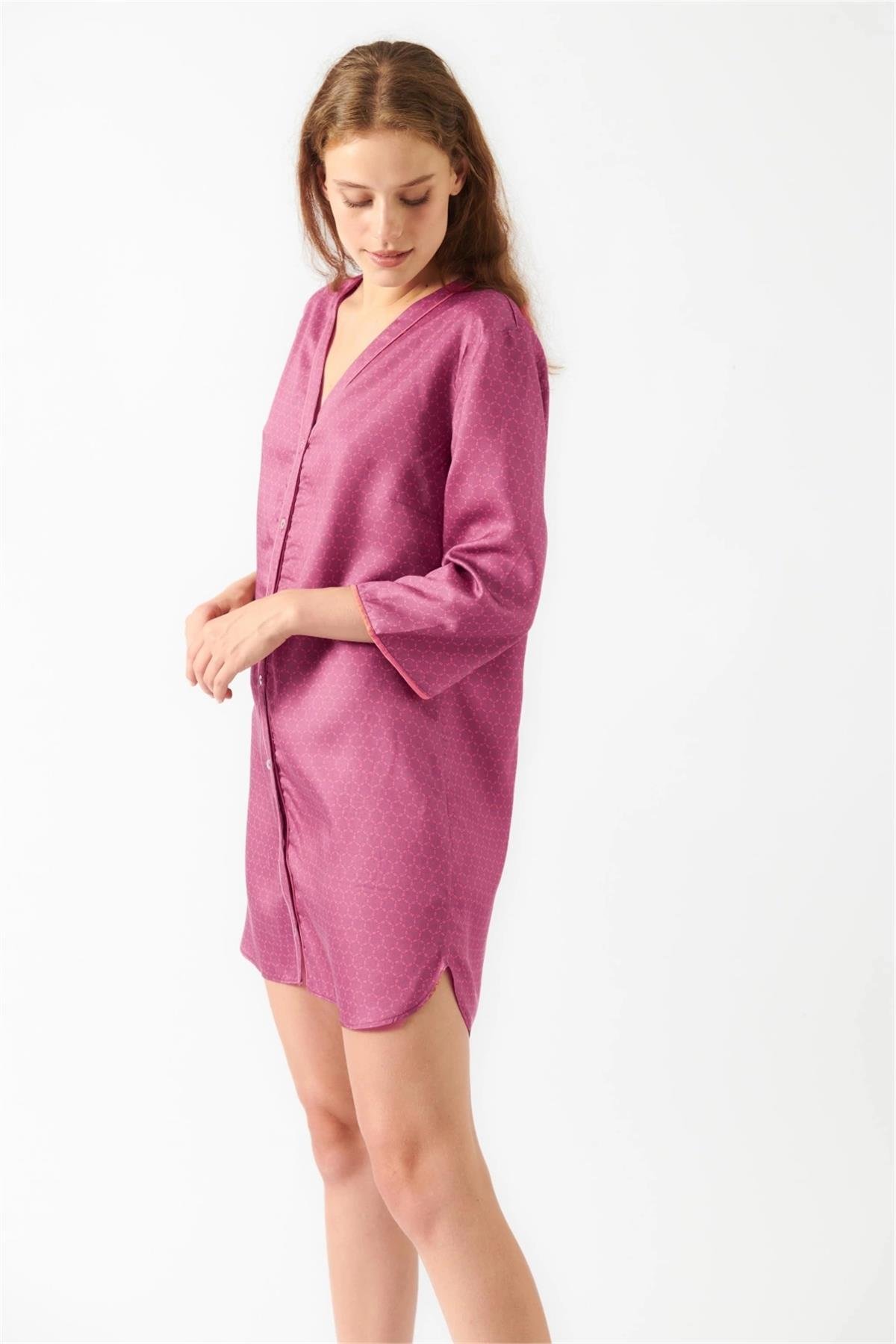 Otro Barcelona G5 %100 Tencel Kadın Pijama