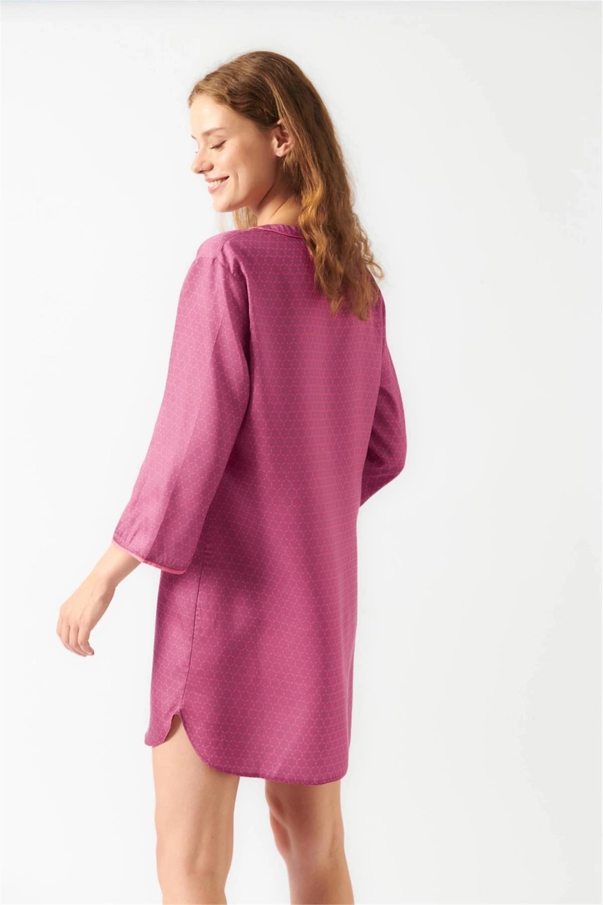 Otro Barcelona G5 %100 Tencel Kadın Pijama