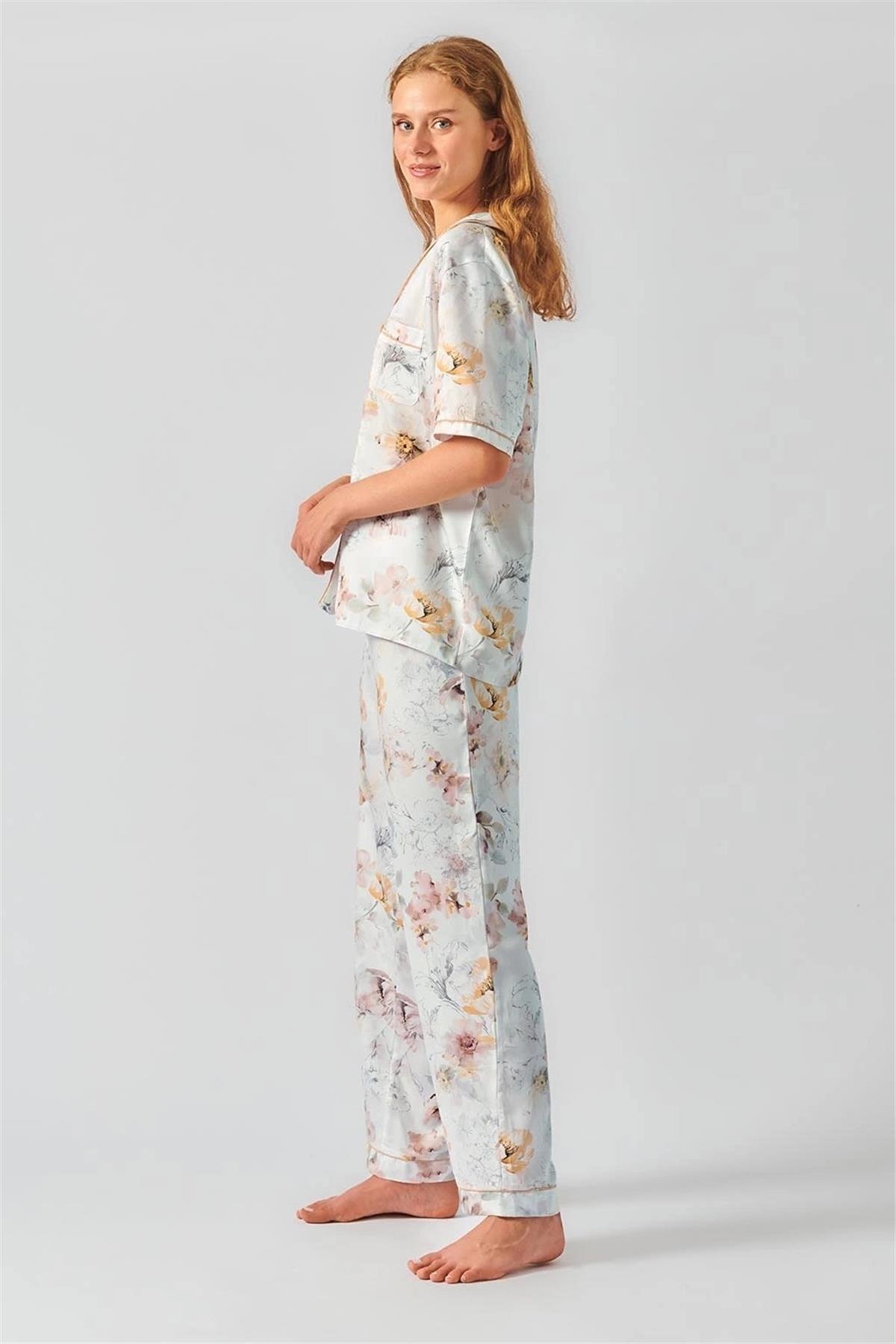 Otro Douce P3 %100 Tencel Kadın Pijama