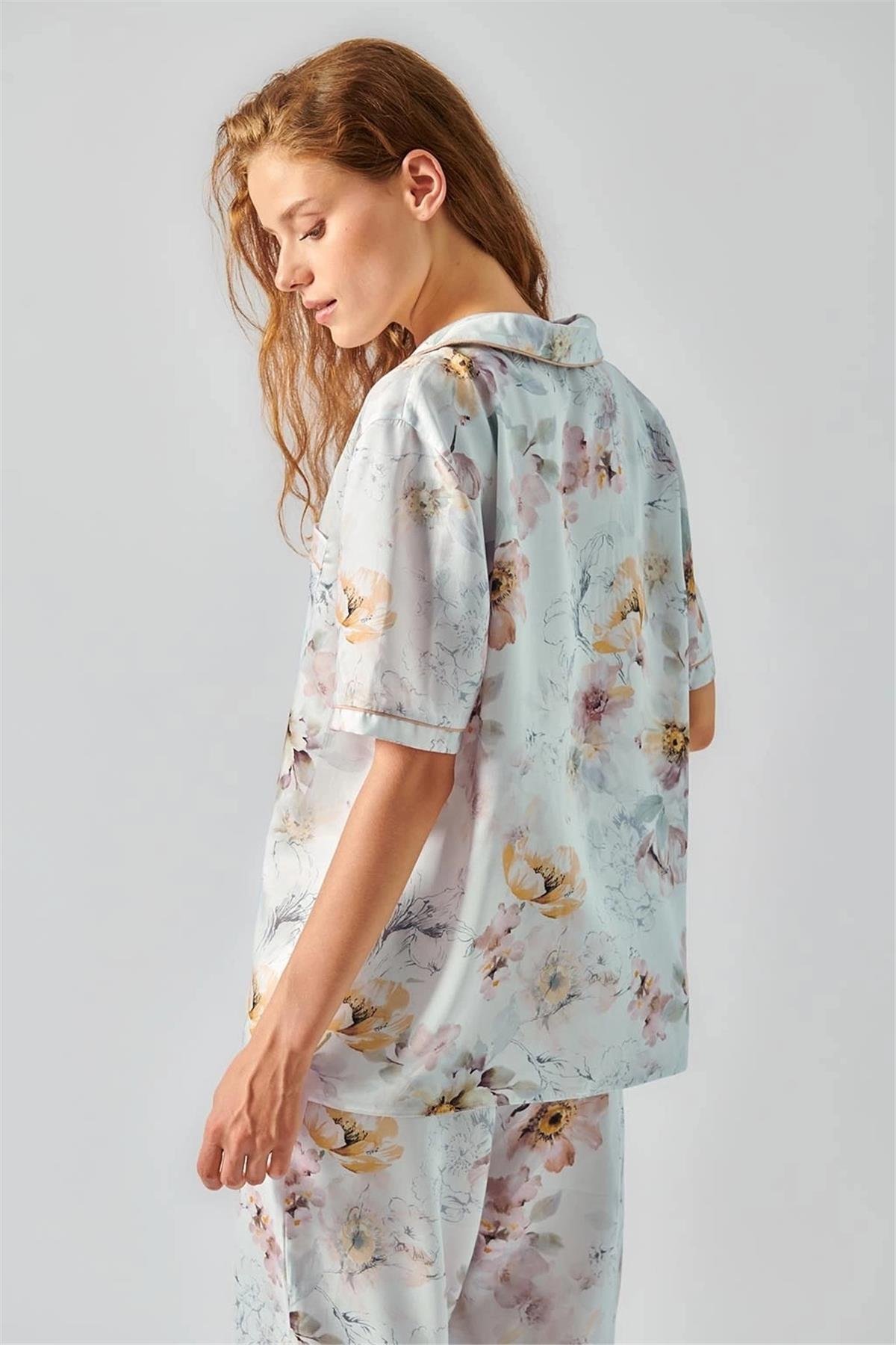 Otro Douce P3 %100 Tencel Kadın Pijama