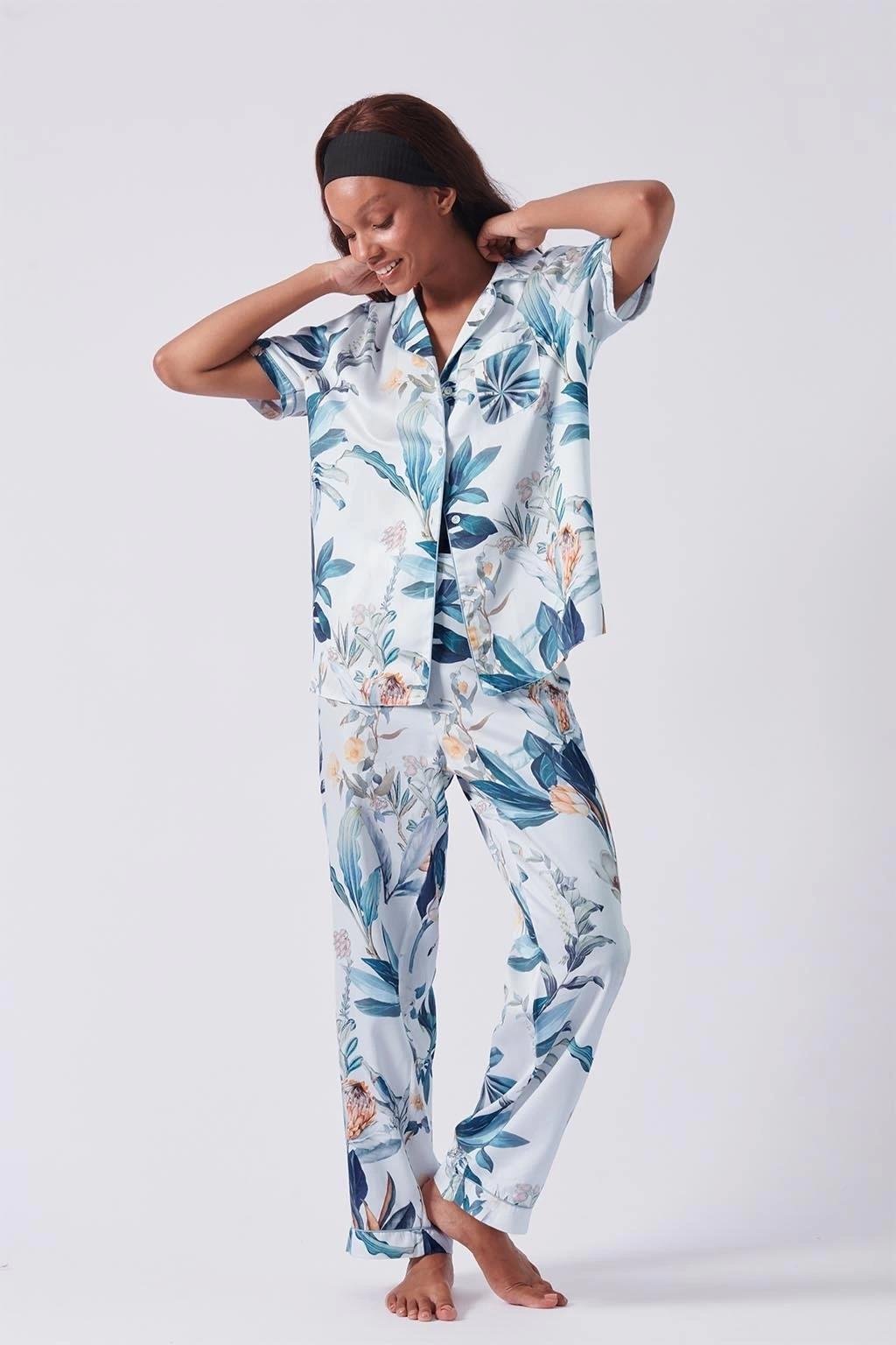 Otro Lagun P3 %100 Tencel Pijama Takımı