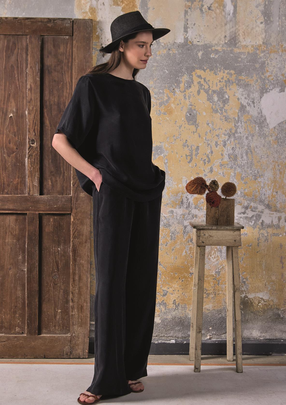 Otro Mykonos Black CL-3 Vegan İpek