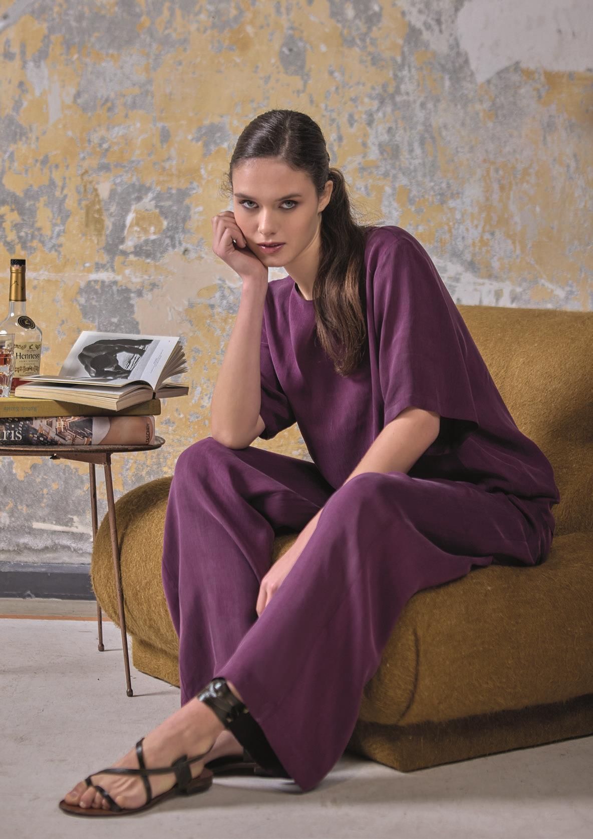 Otro Mykonos Purple CL-3 Vegan İpek