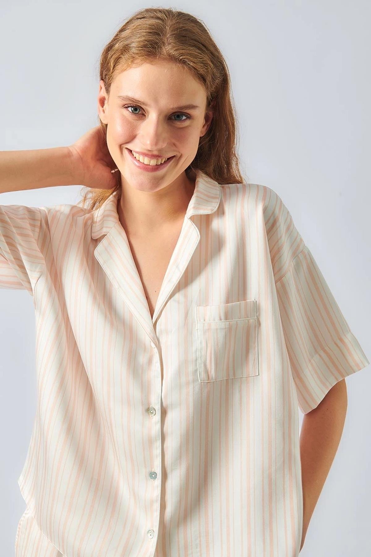 Otro Piazza S10 100% Tencel Pijama Takımı