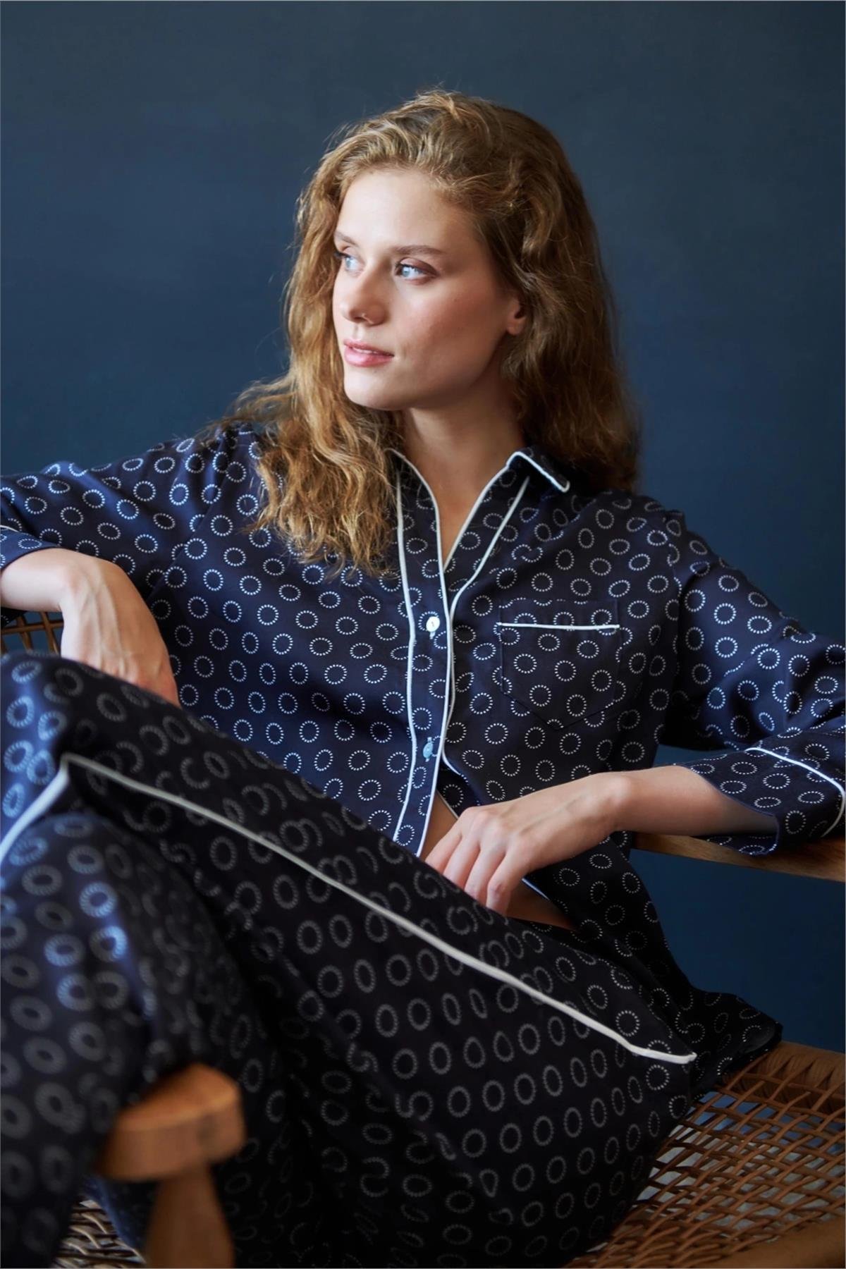 Otro Twilight P2 %100 Tencel Kadın Pijama