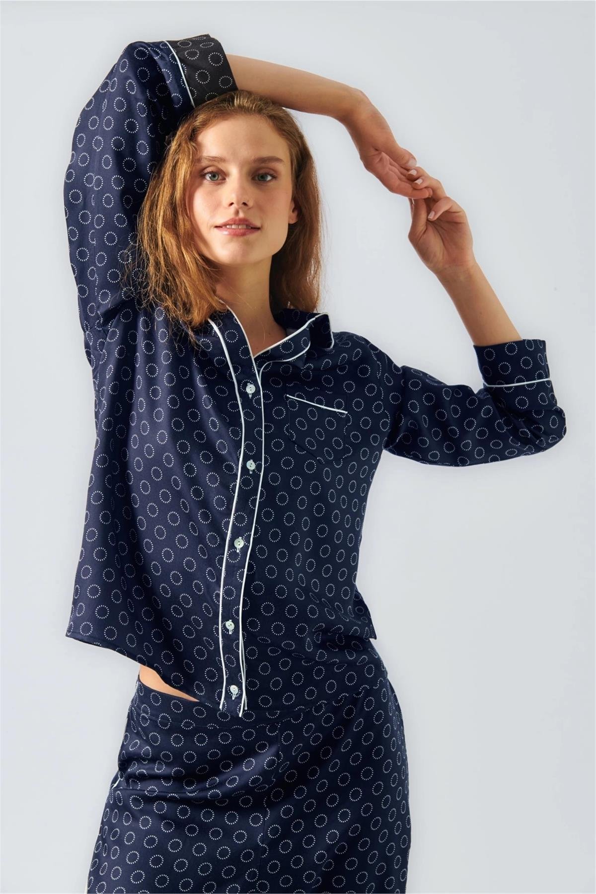 Otro Twilight P2 %100 Tencel Kadın Pijama