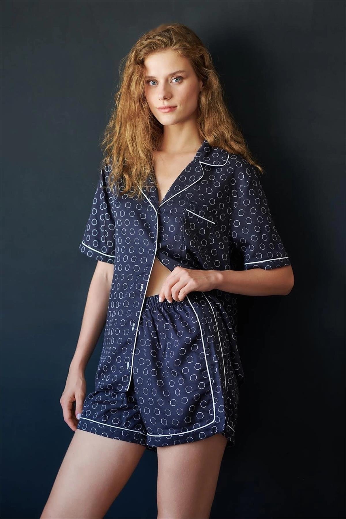 Otro Twilight S9 %100 Tencel Kadın Pijama