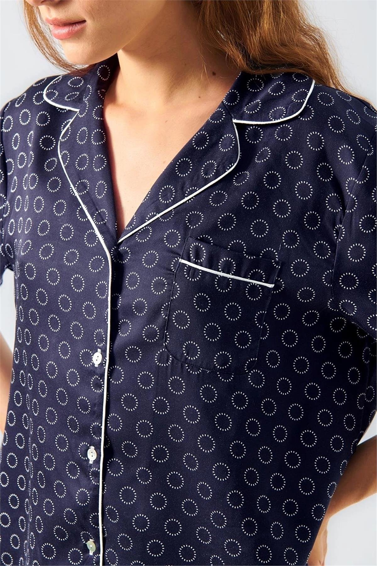 Otro Twilight S9 %100 Tencel Kadın Pijama