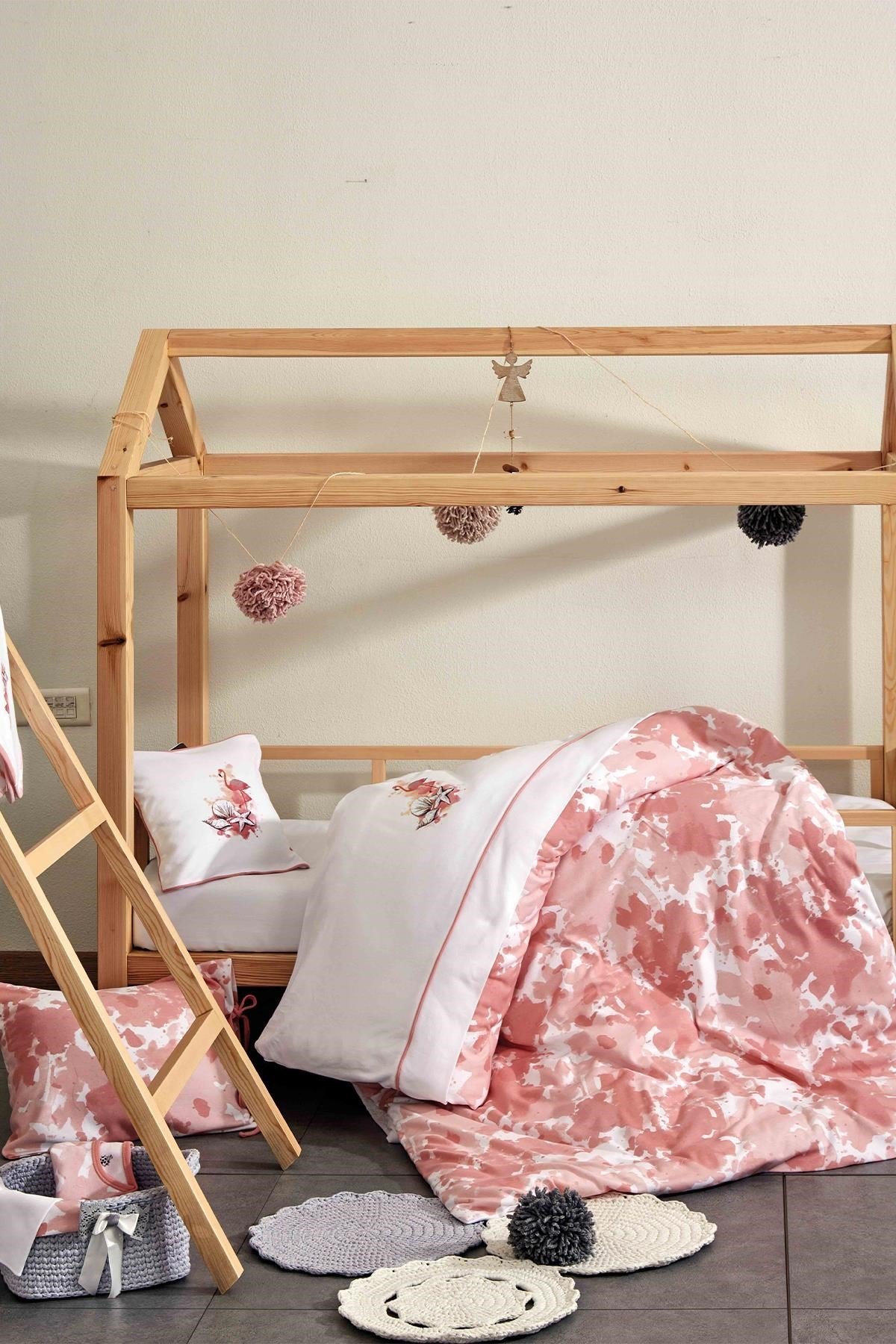 Rosa Bebek Nevresim Seti Pembe