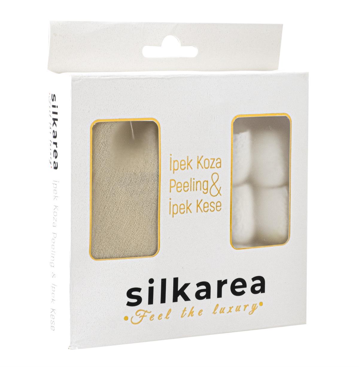 Silkarea Beauty İpek Koza Peeling & İpek Kese Seti