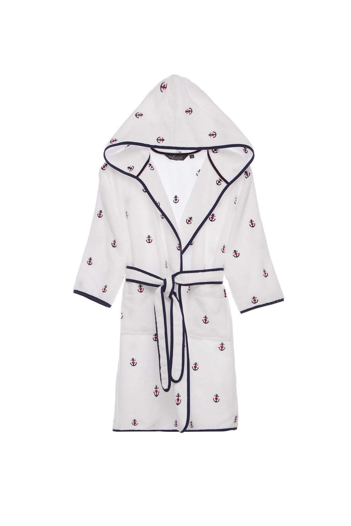 Soft Cotton Marine Girl Bornoz 4 Yaş