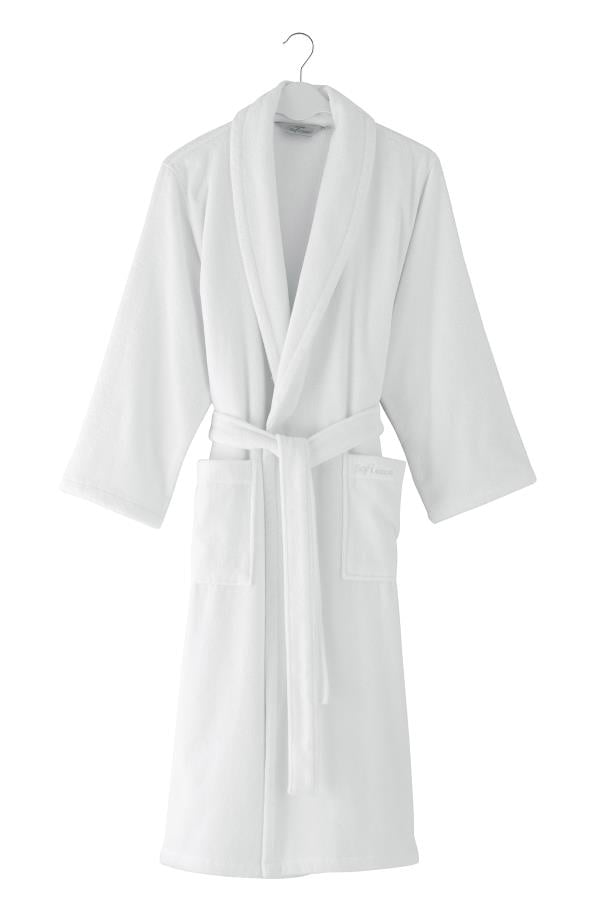 Soft Cotton Micro Bornoz Beyaz