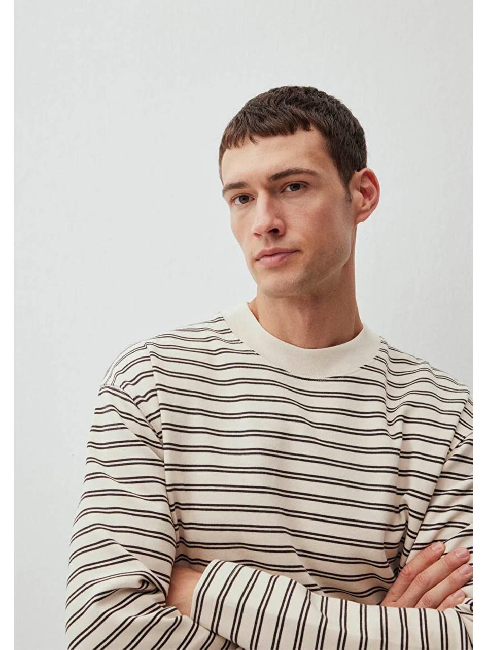 MAVİ M0S10267-88615 ÇİZGİLİ SWEATSHIRT