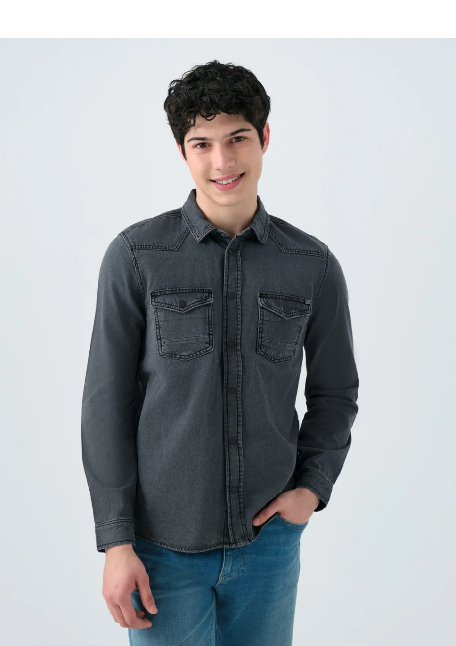 LOFT 25Y LF  2035731  JACK  ERKEK GOMLEK