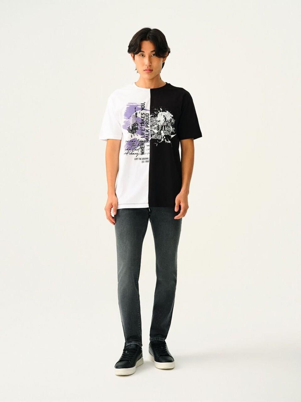 LOFT 25K LF  2037010  SMOKED GREY WASH ERKEK PANTOLON