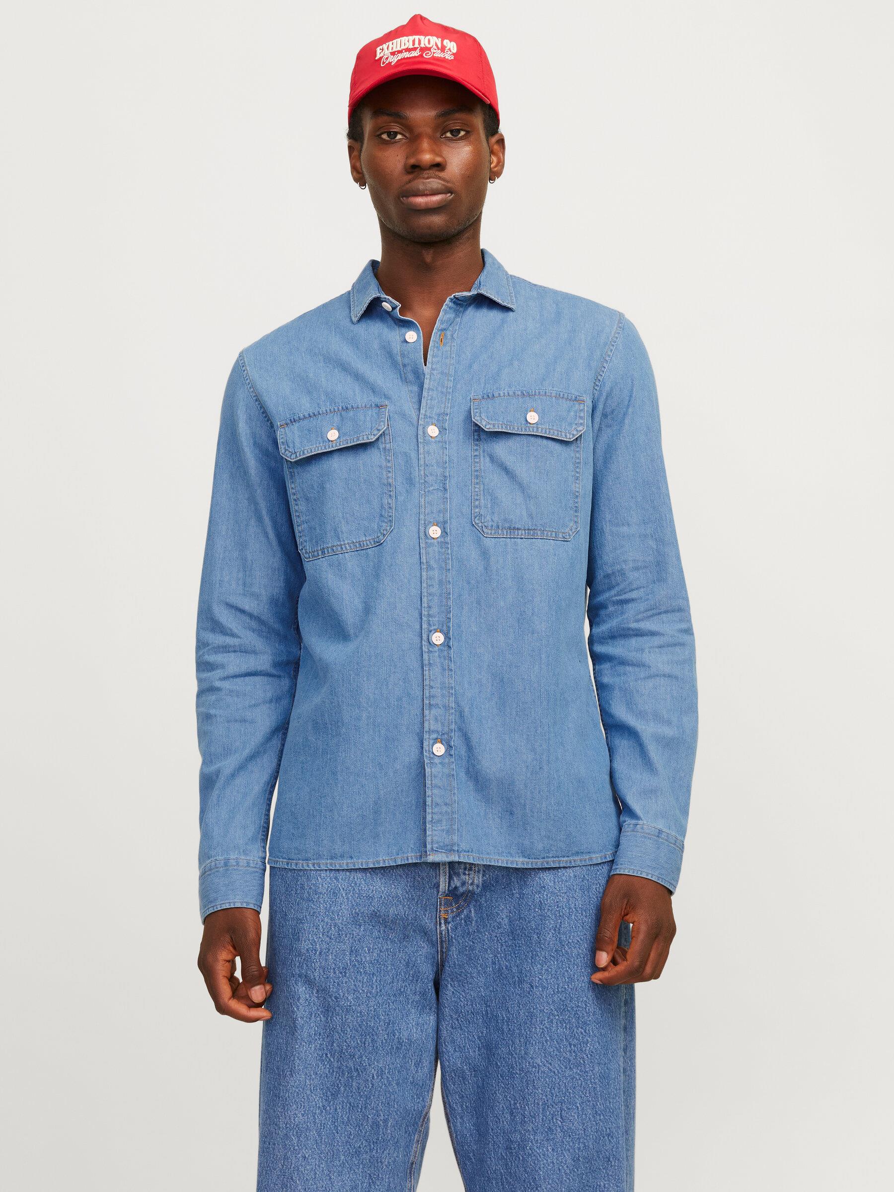 JACK & JONES 12269262 KOT GÖMLEK