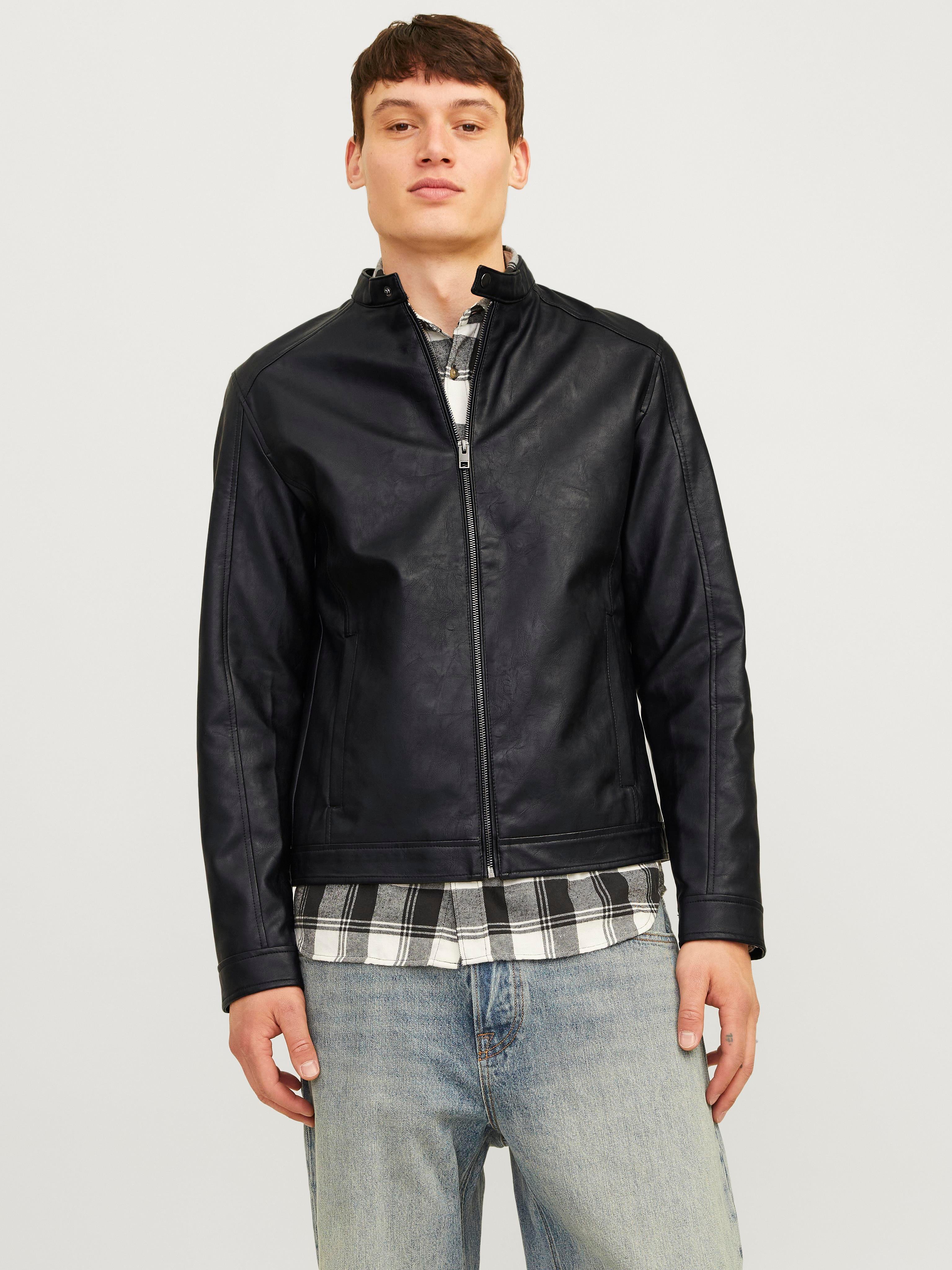 JACK & JONES 25K 12261195 DERİ CEKET