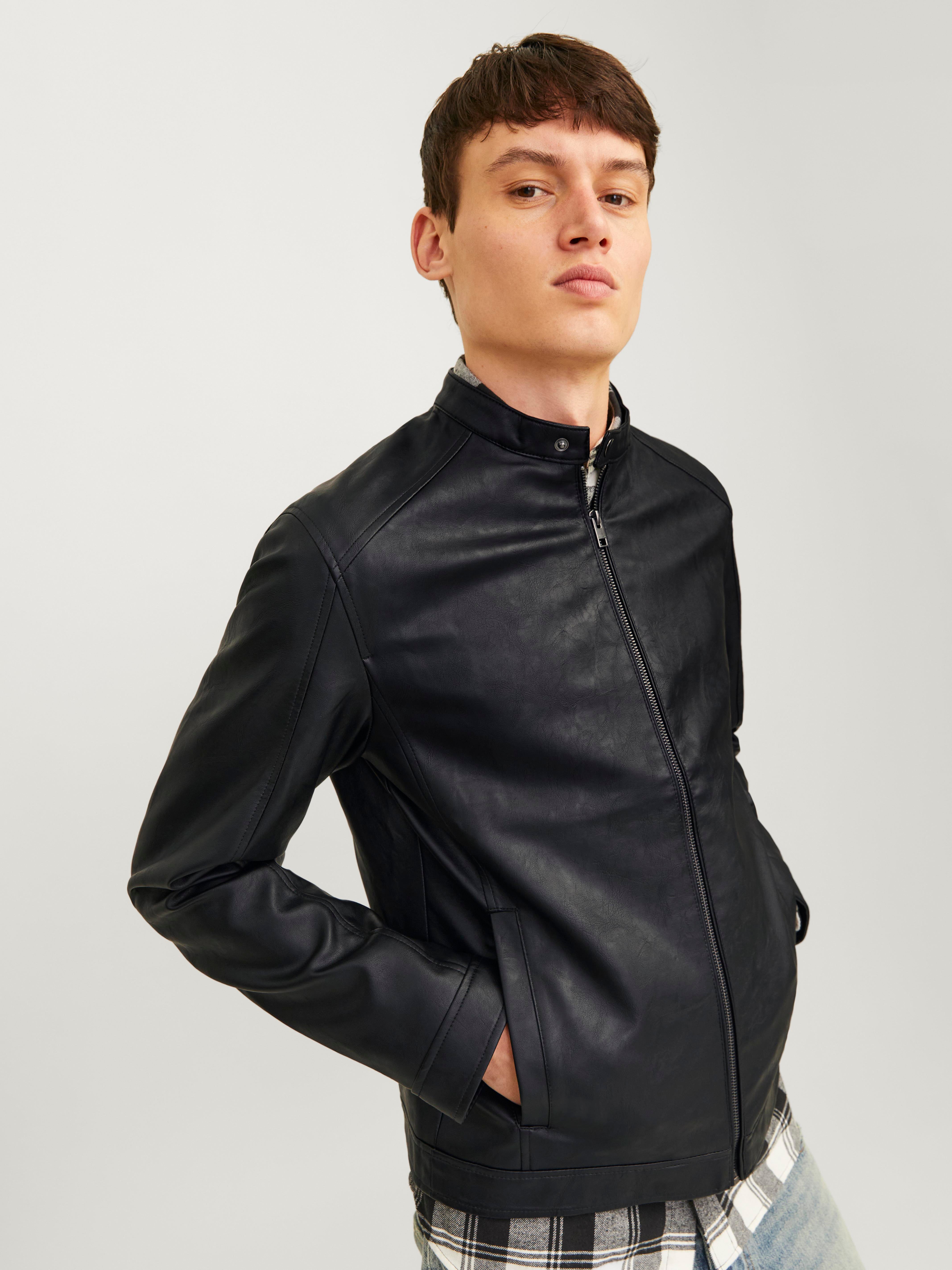 JACK & JONES 25K 12261195 DERİ CEKET