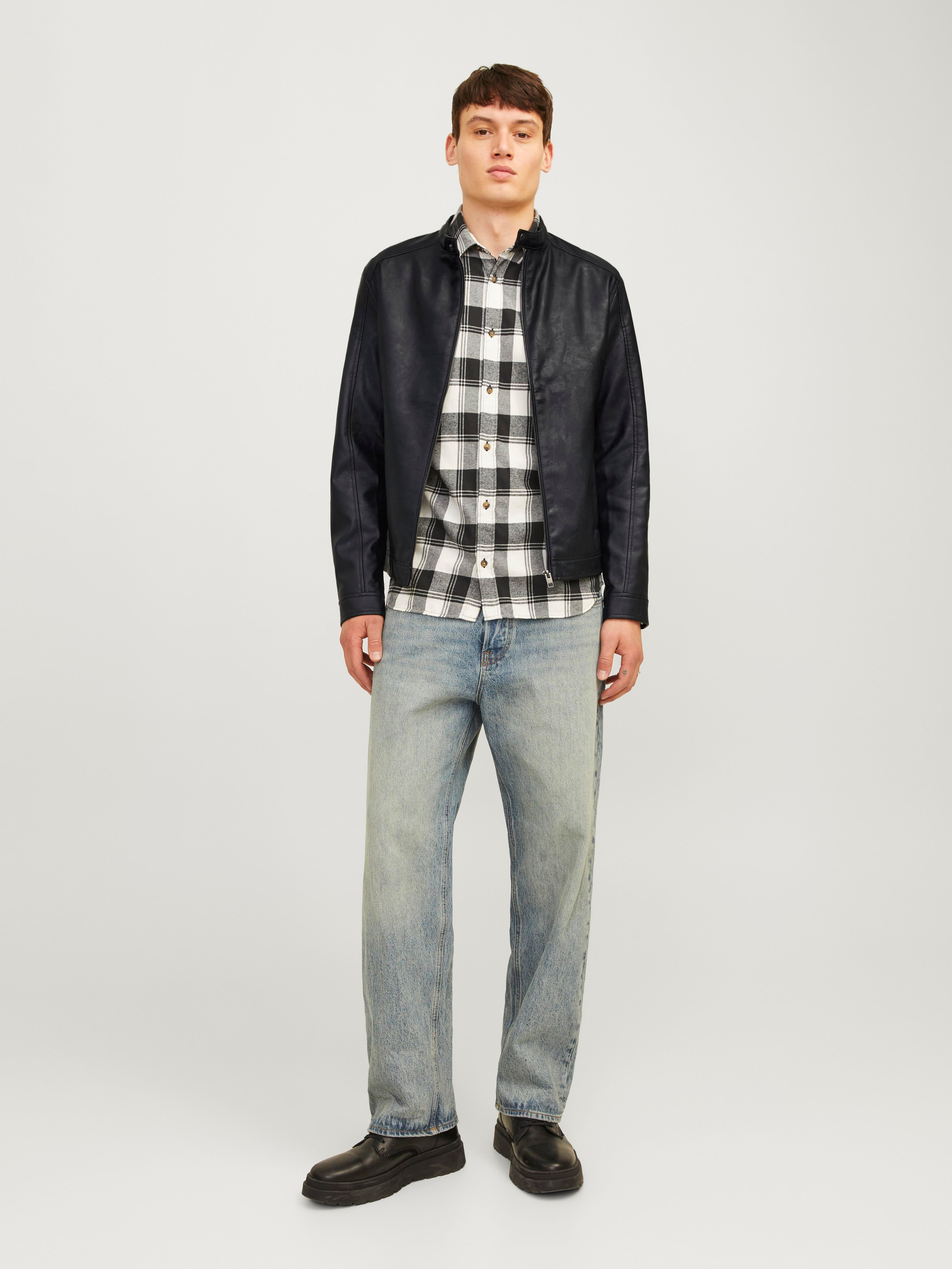 JACK & JONES 25K 12261195 DERİ CEKET