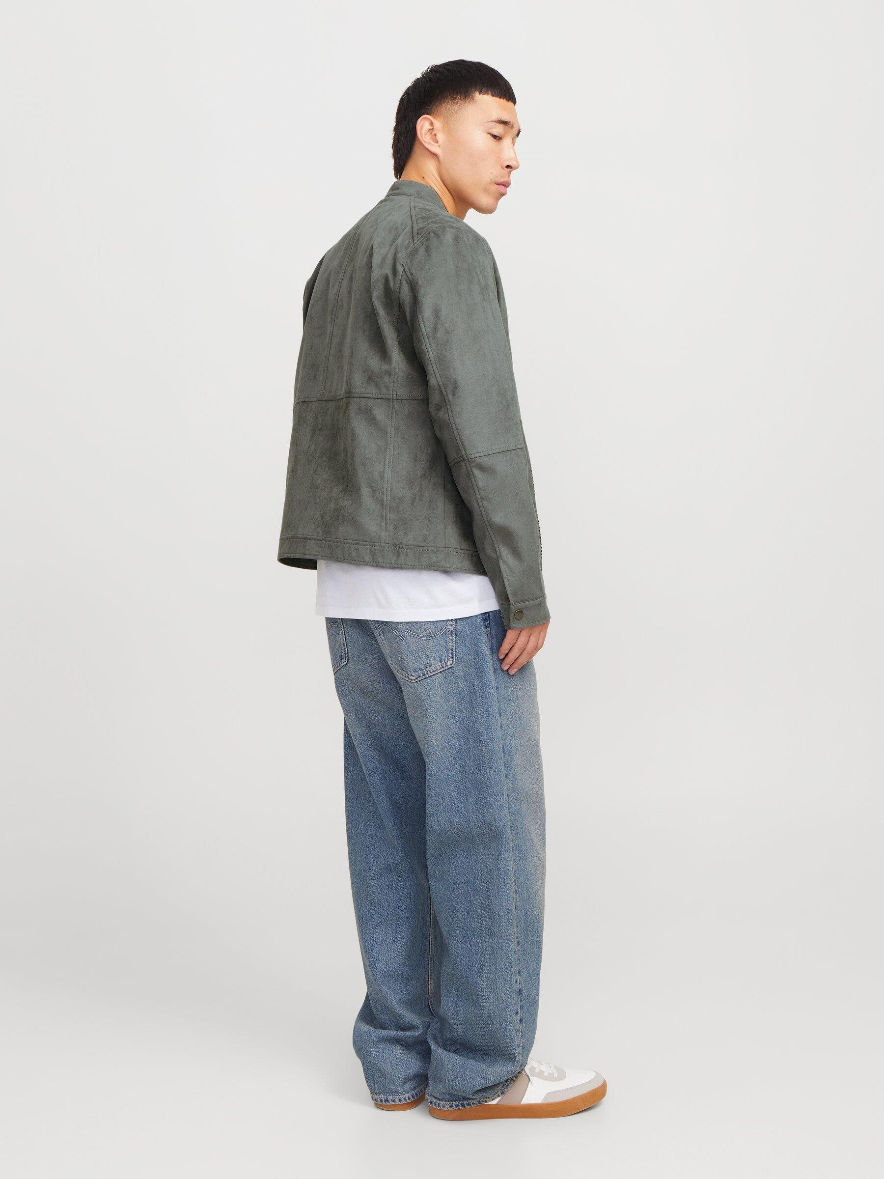 JACK & JONES 12264806 NUBUK DERİ CEKET