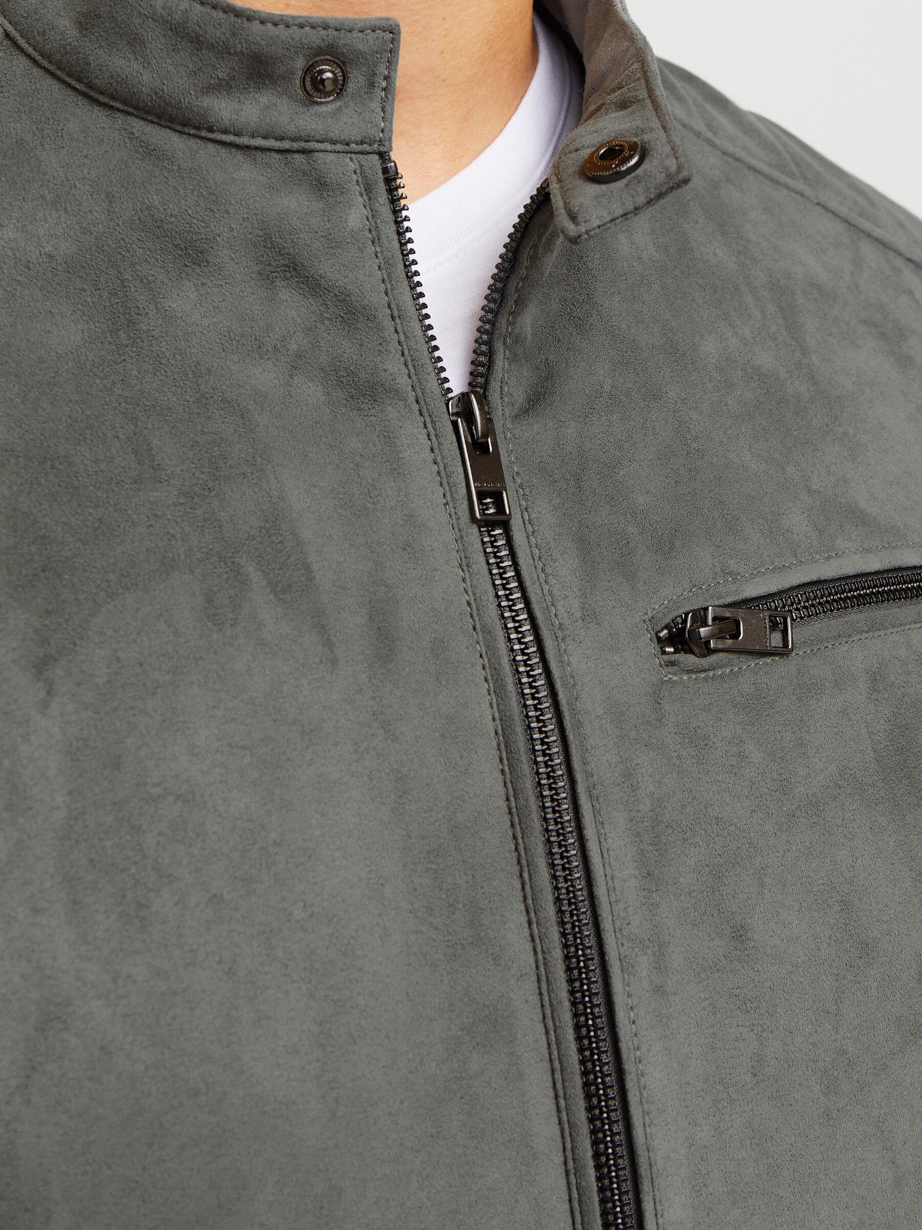 JACK & JONES 12264806 NUBUK DERİ CEKET