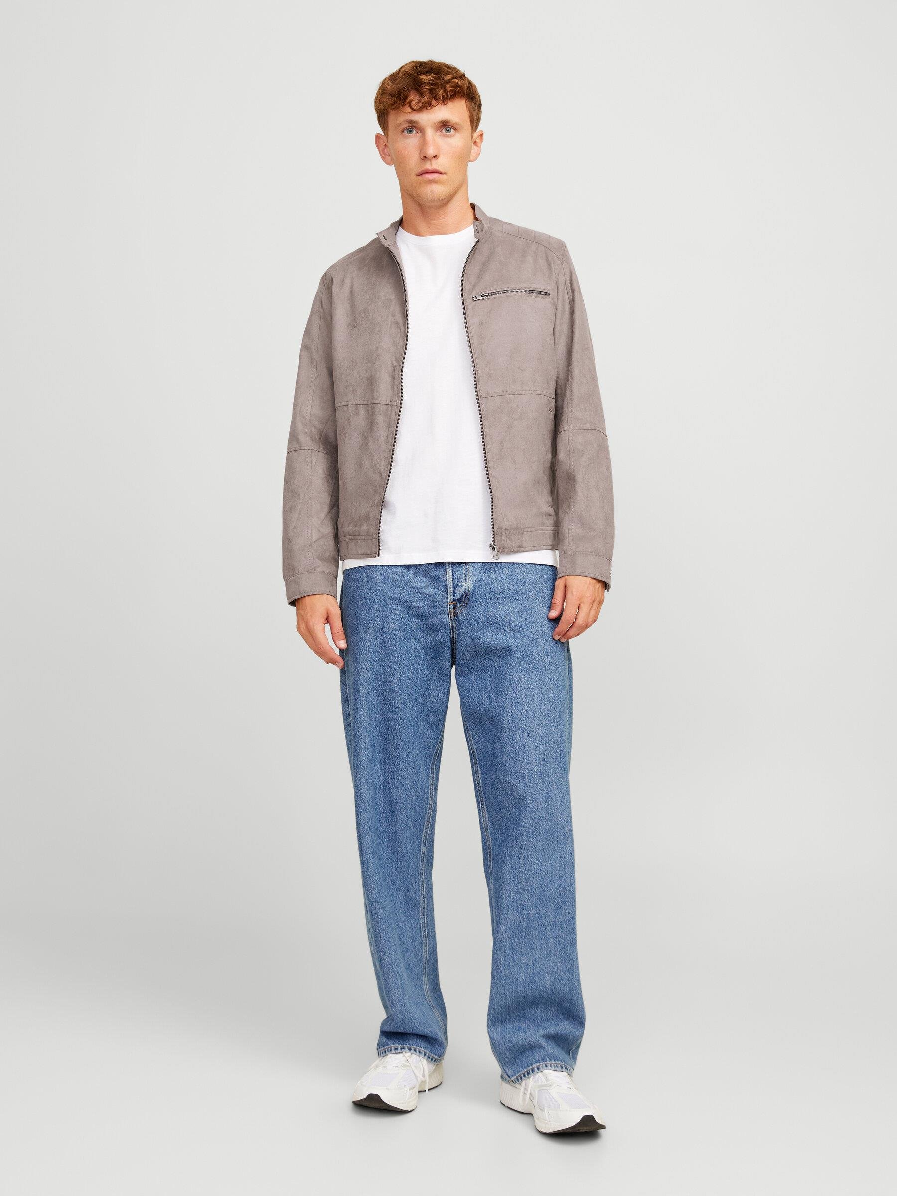 JACK & JONES 12264806 NUBUK DERİ CEKET