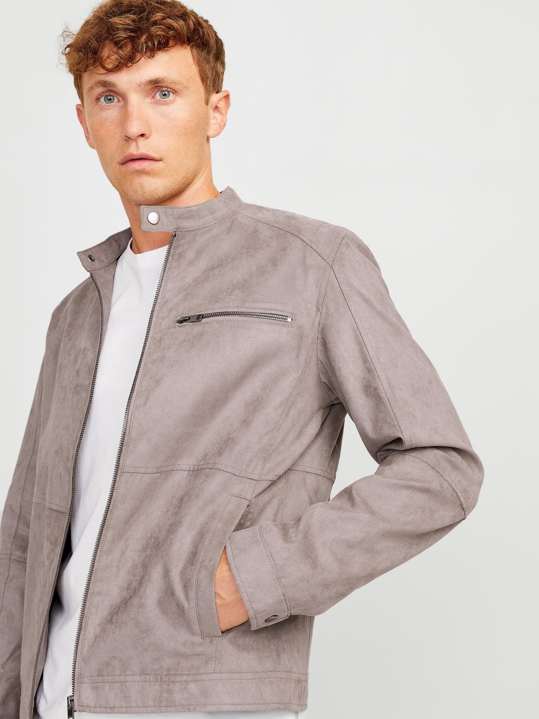 JACK & JONES 12264806 NUBUK DERİ CEKET