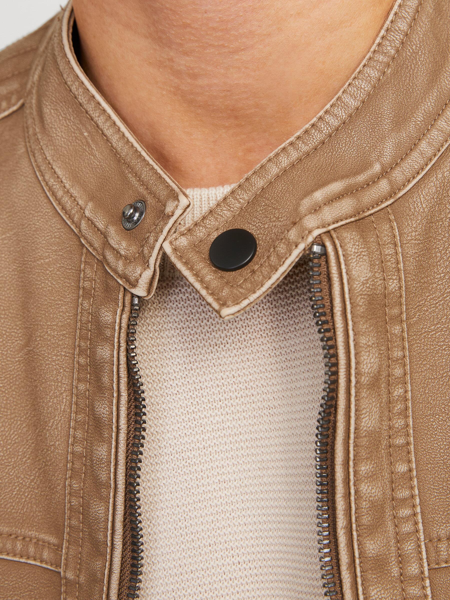 JACK & JONES 12273244 DERİ CEKET