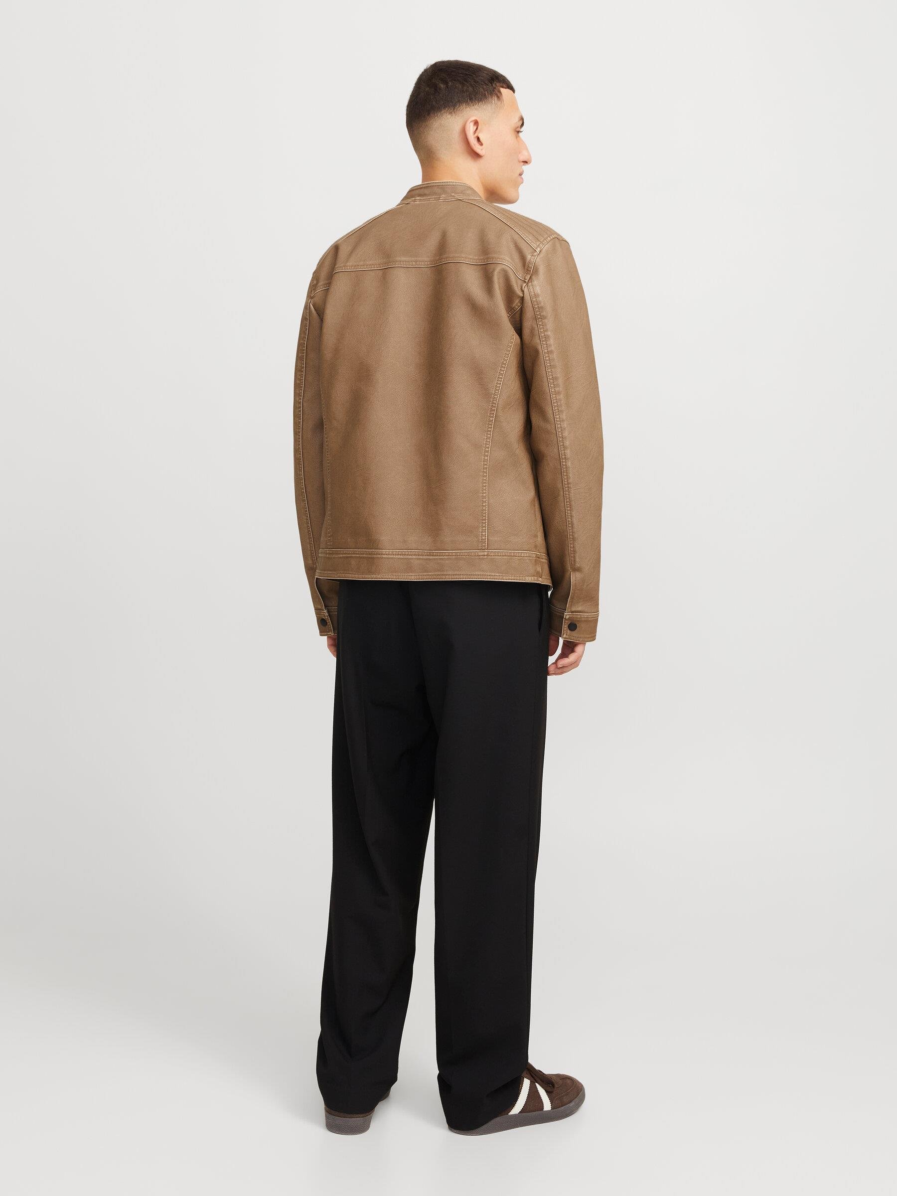 JACK & JONES 12273244 DERİ CEKET