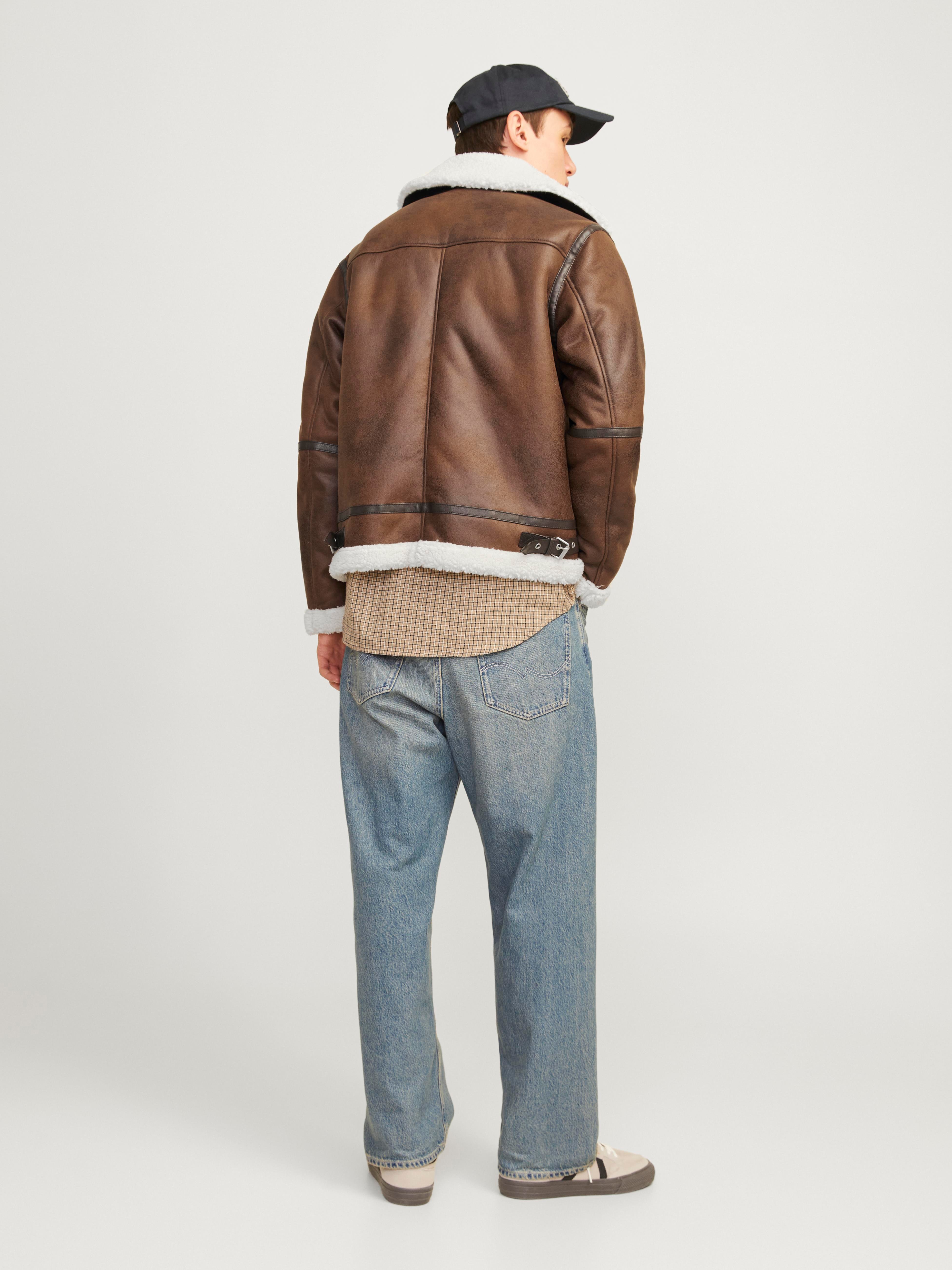 JACK & JONES 12261819 NUBUK DERİ CEKET