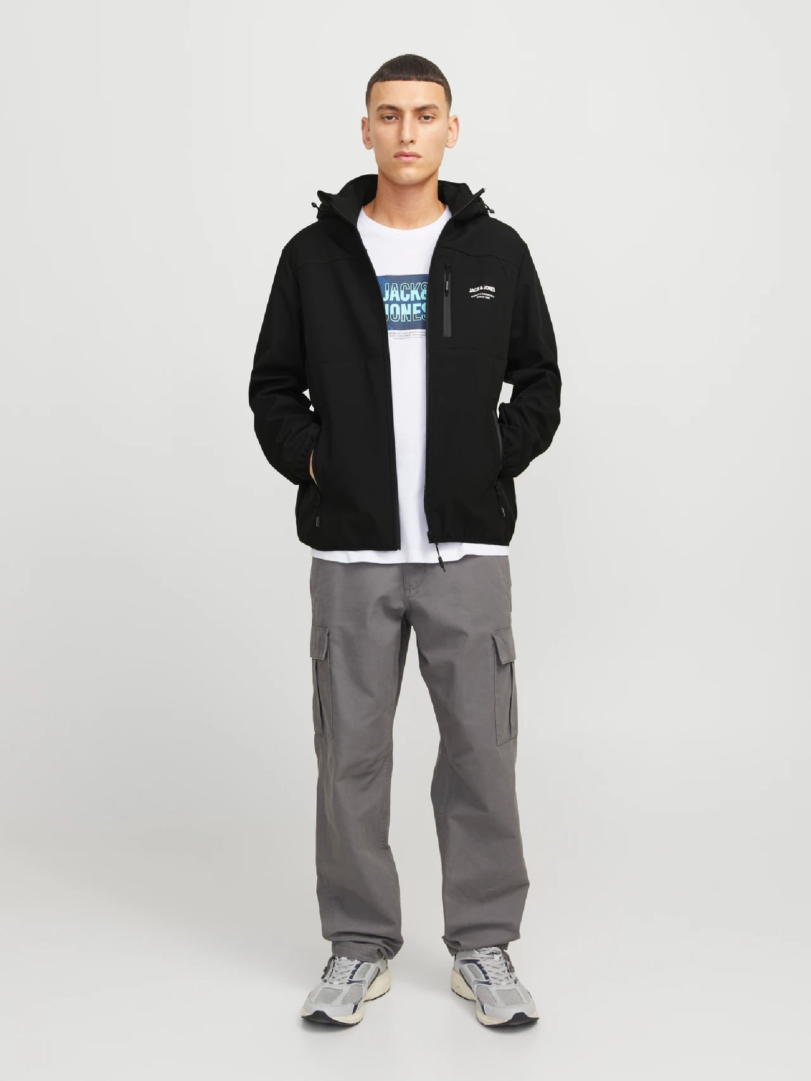 JACK & JONES 12269407 MEVSİMLİK KAPÜŞONLU MONT