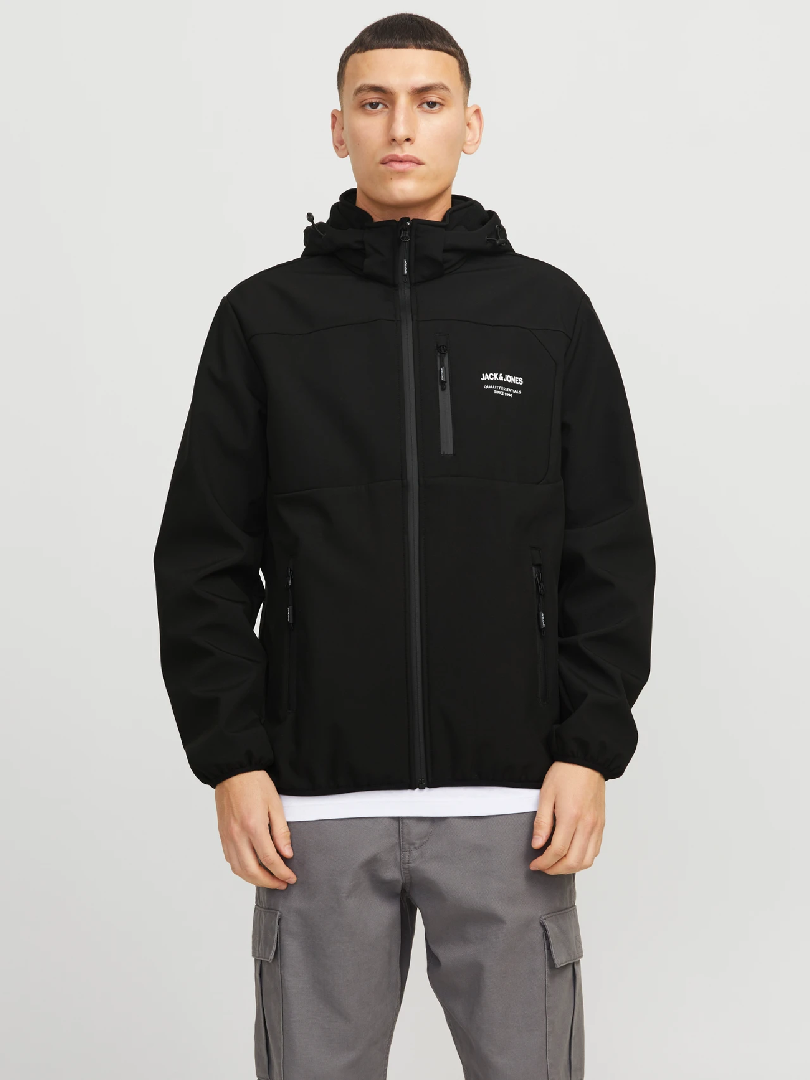 JACK & JONES 12269407 MEVSİMLİK KAPÜŞONLU MONT