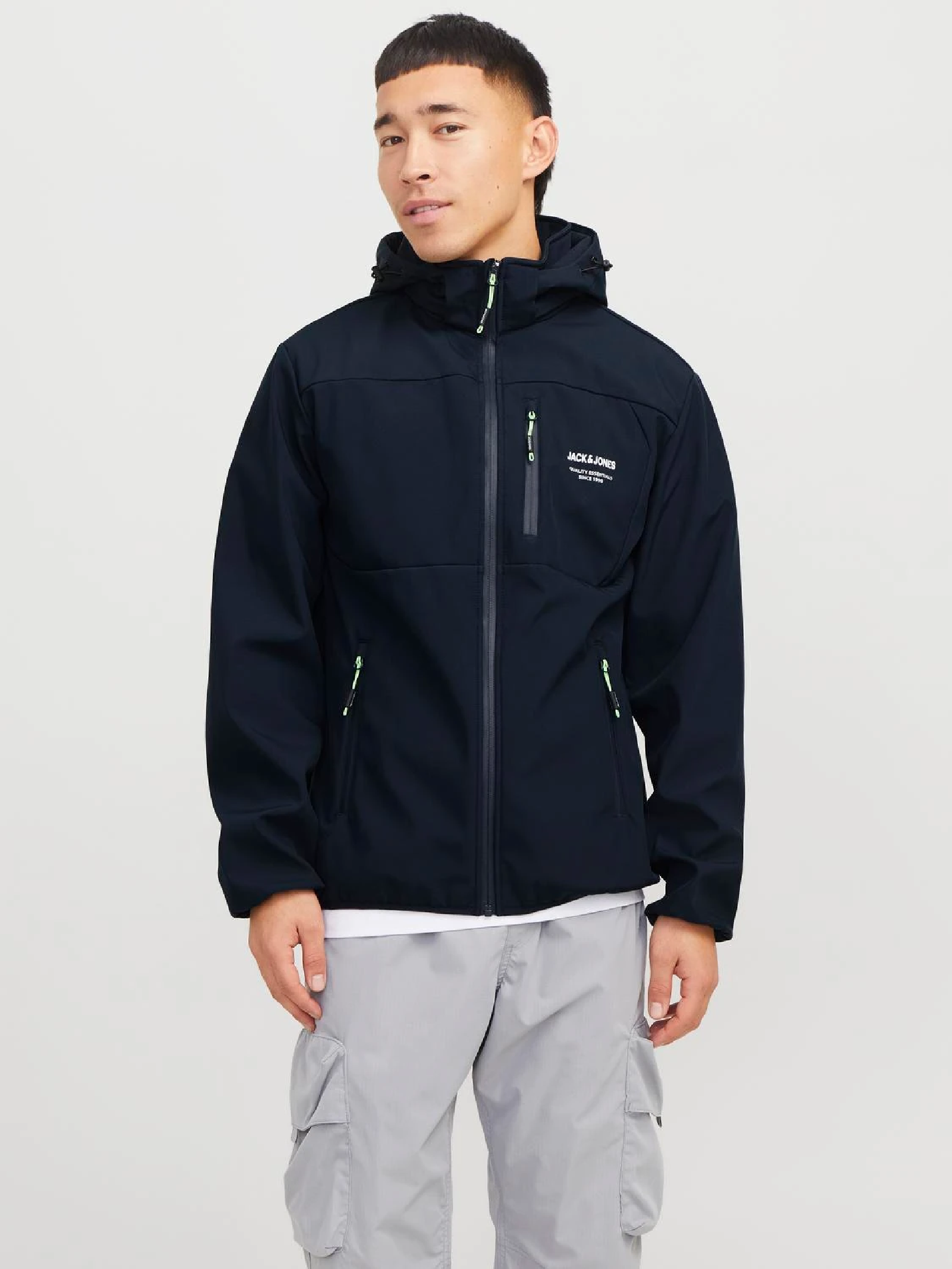 JACK & JONES 12269407 MEVSİMLİK KAPÜŞONLU MONT