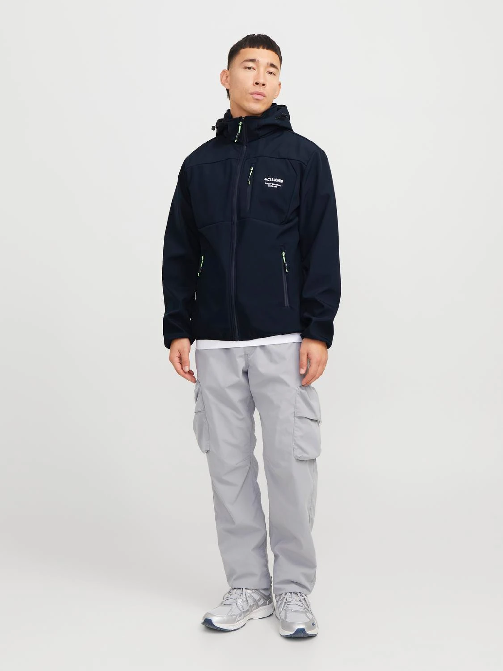 JACK & JONES 12269407 MEVSİMLİK KAPÜŞONLU MONT
