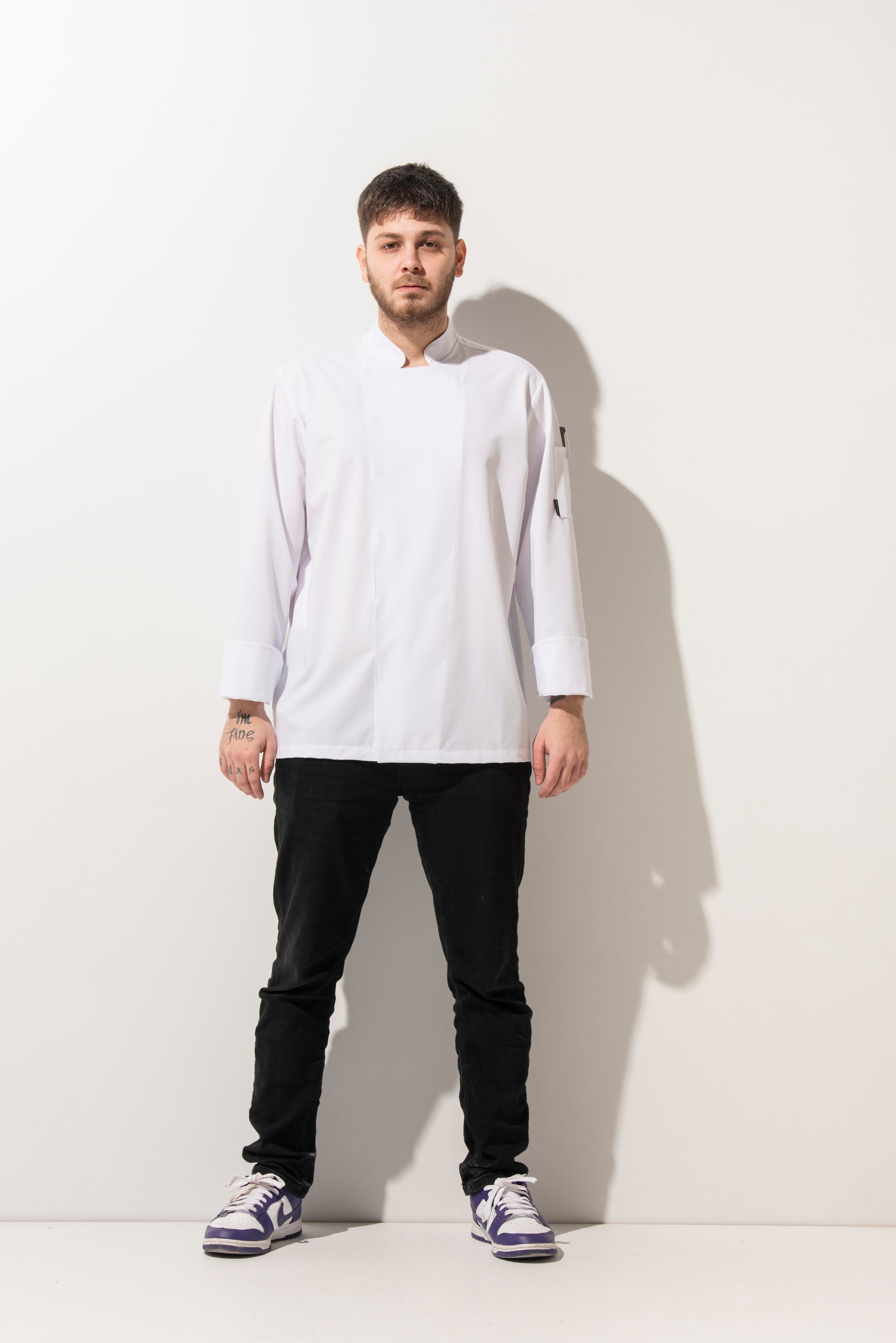 C-01 CLASSIC -  Beyaz Şef Ceketi 