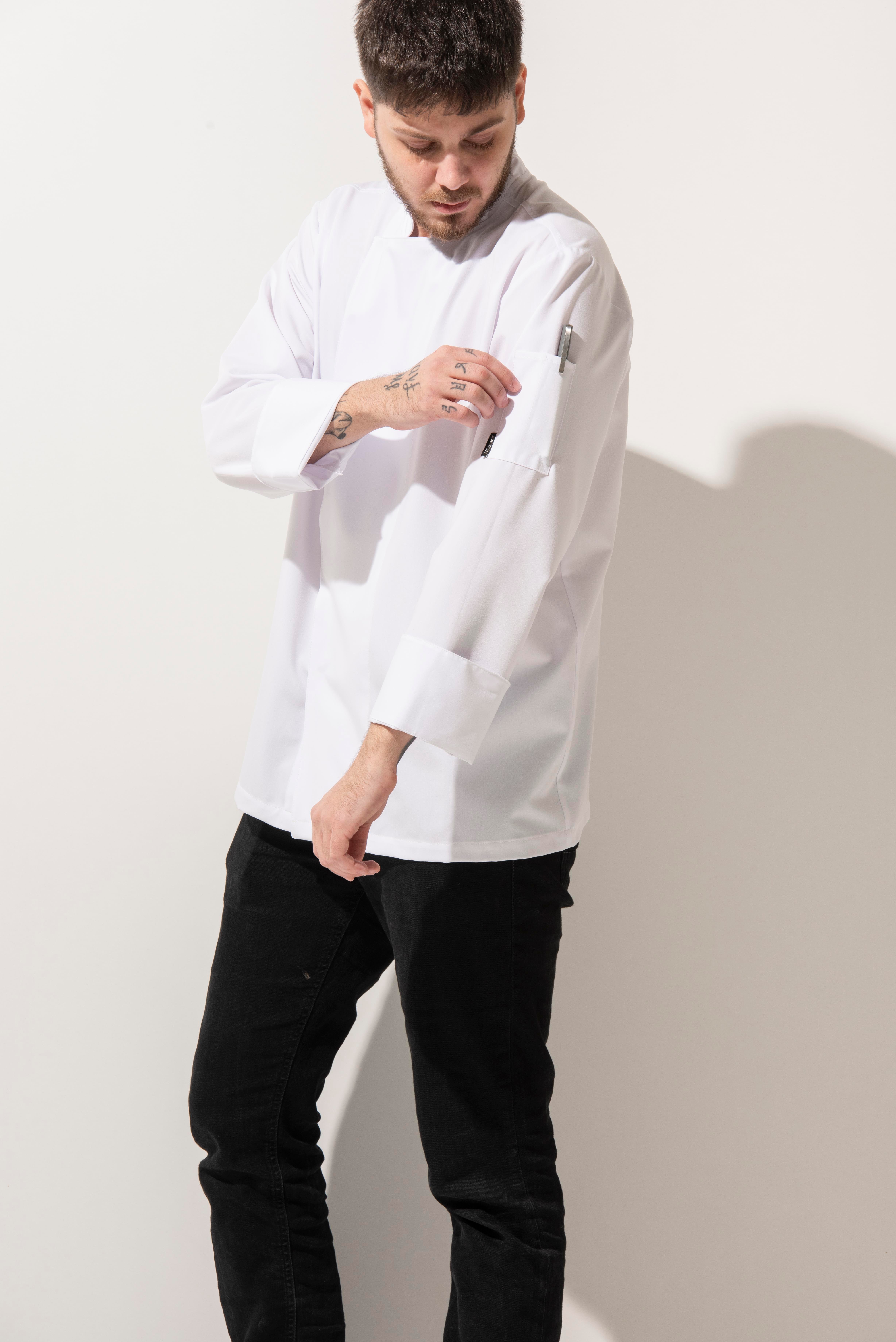 C-01 CLASSIC -  Beyaz Şef Ceketi 